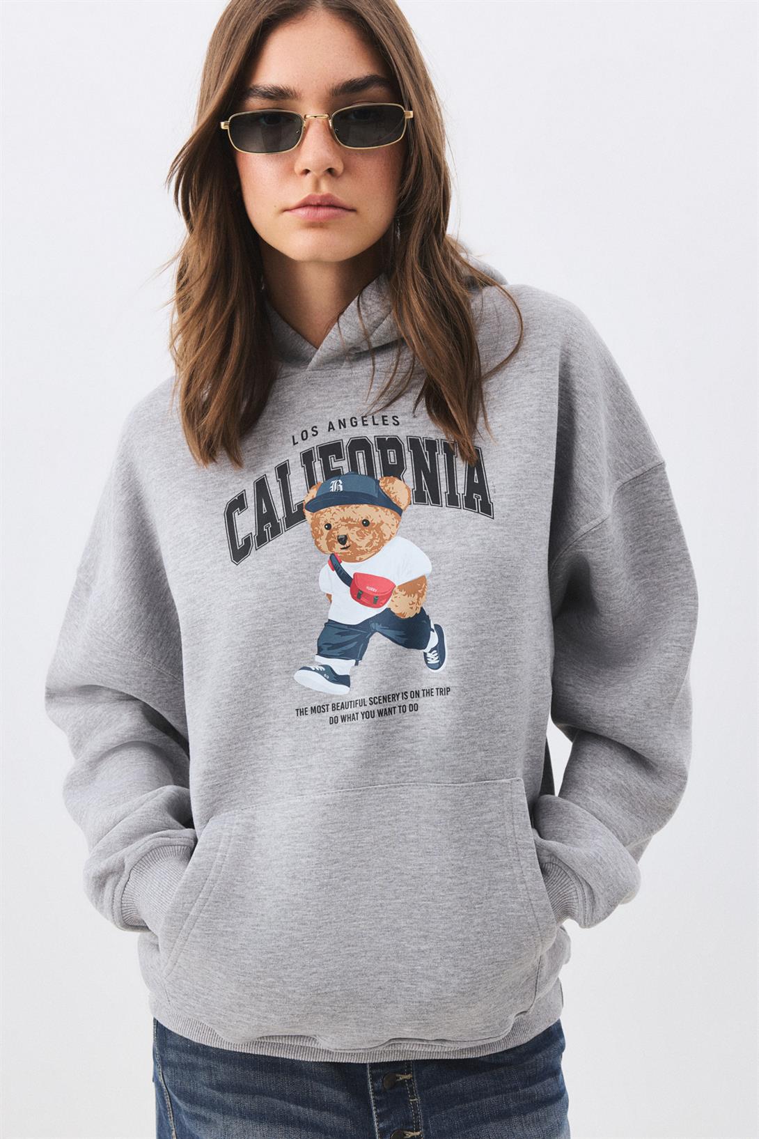 Unisex California Bear Sweatshirt Grimelanj