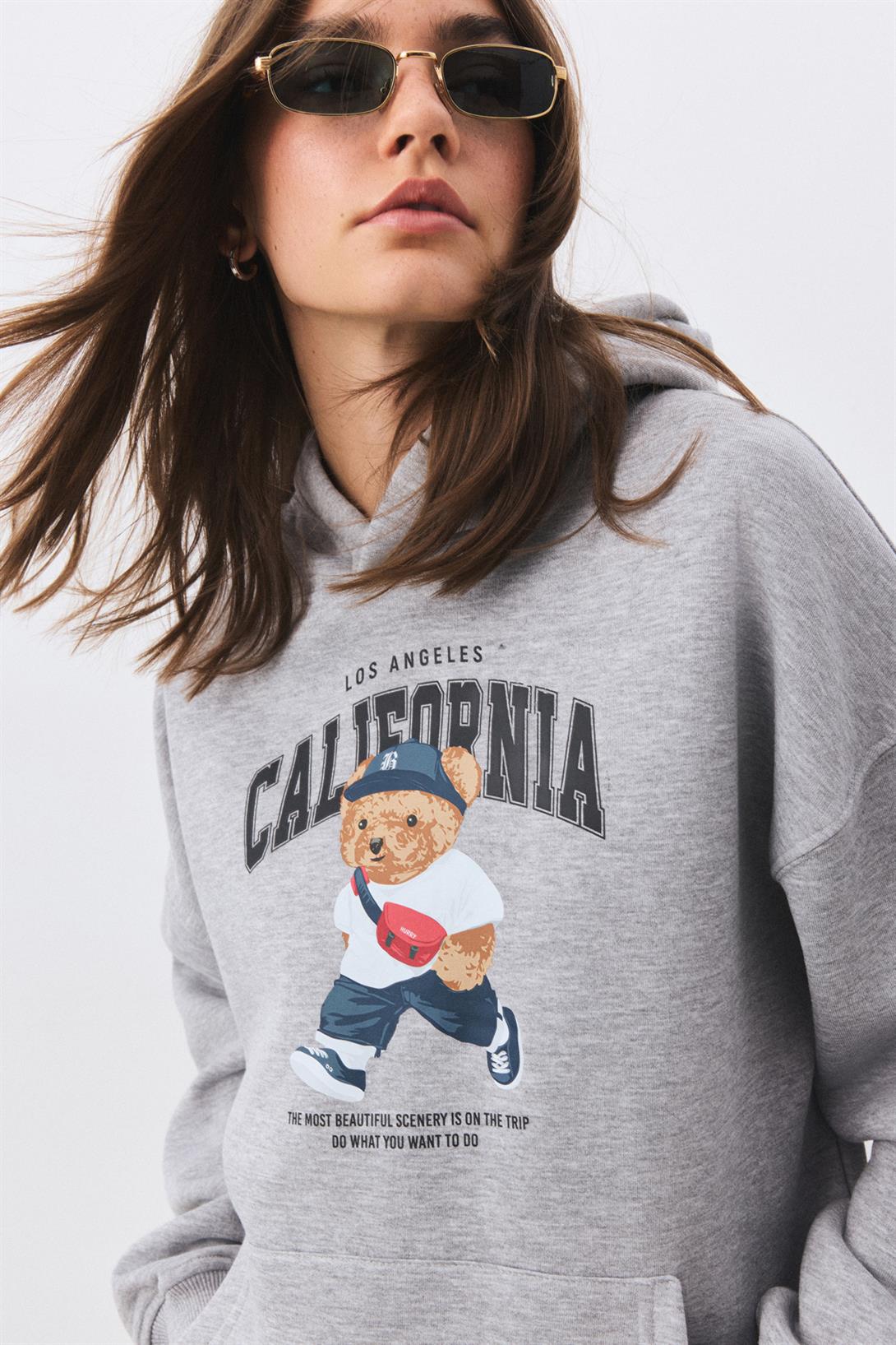 Unisex California Bear Sweatshirt Grimelanj
