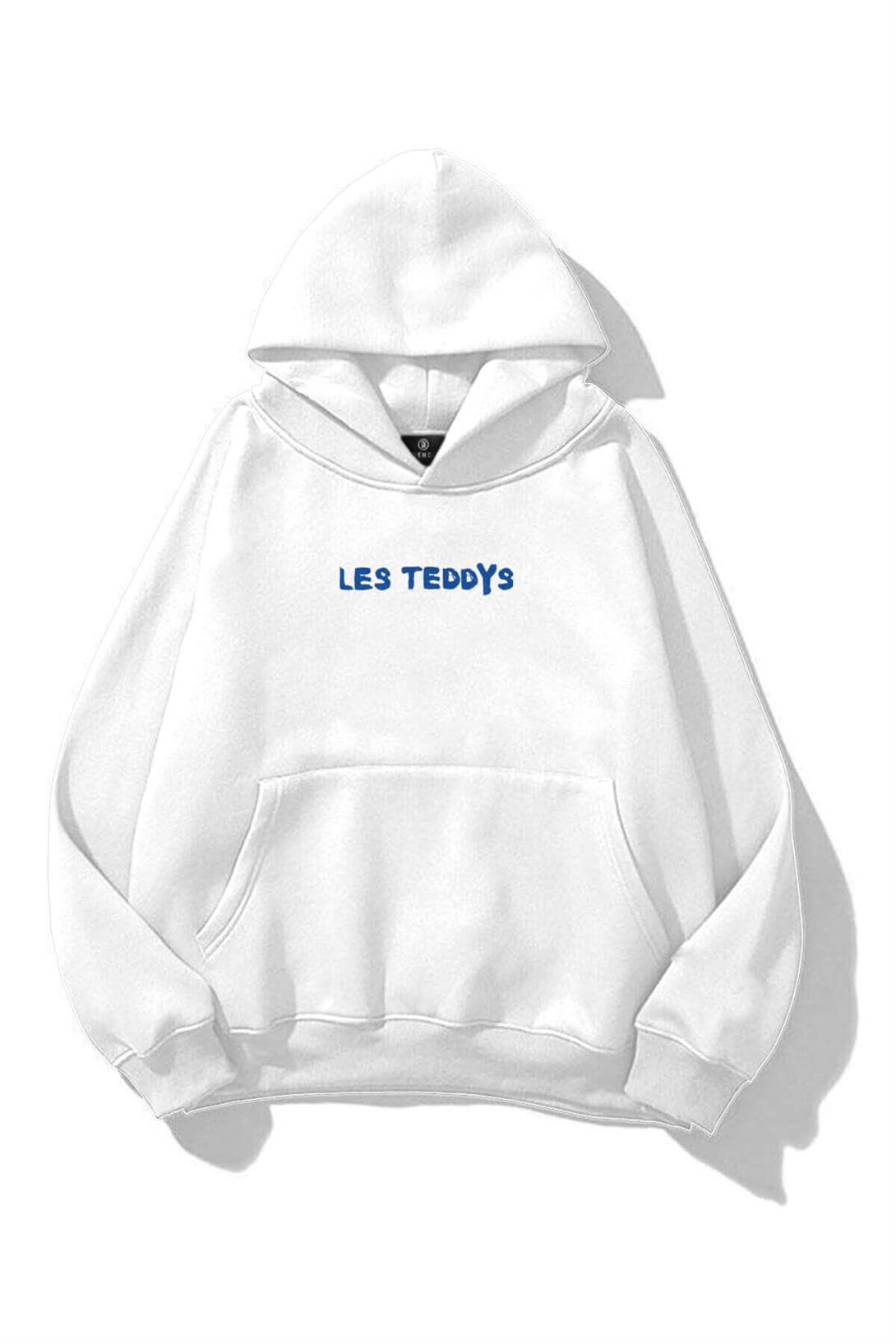 Unisex Les Teddys Sweatshirt Beyaz