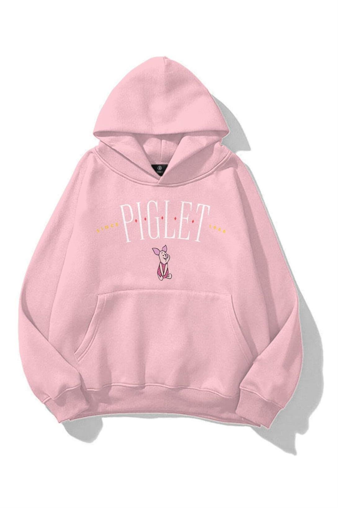 Kadın Piglet Pembe Sweatshirt