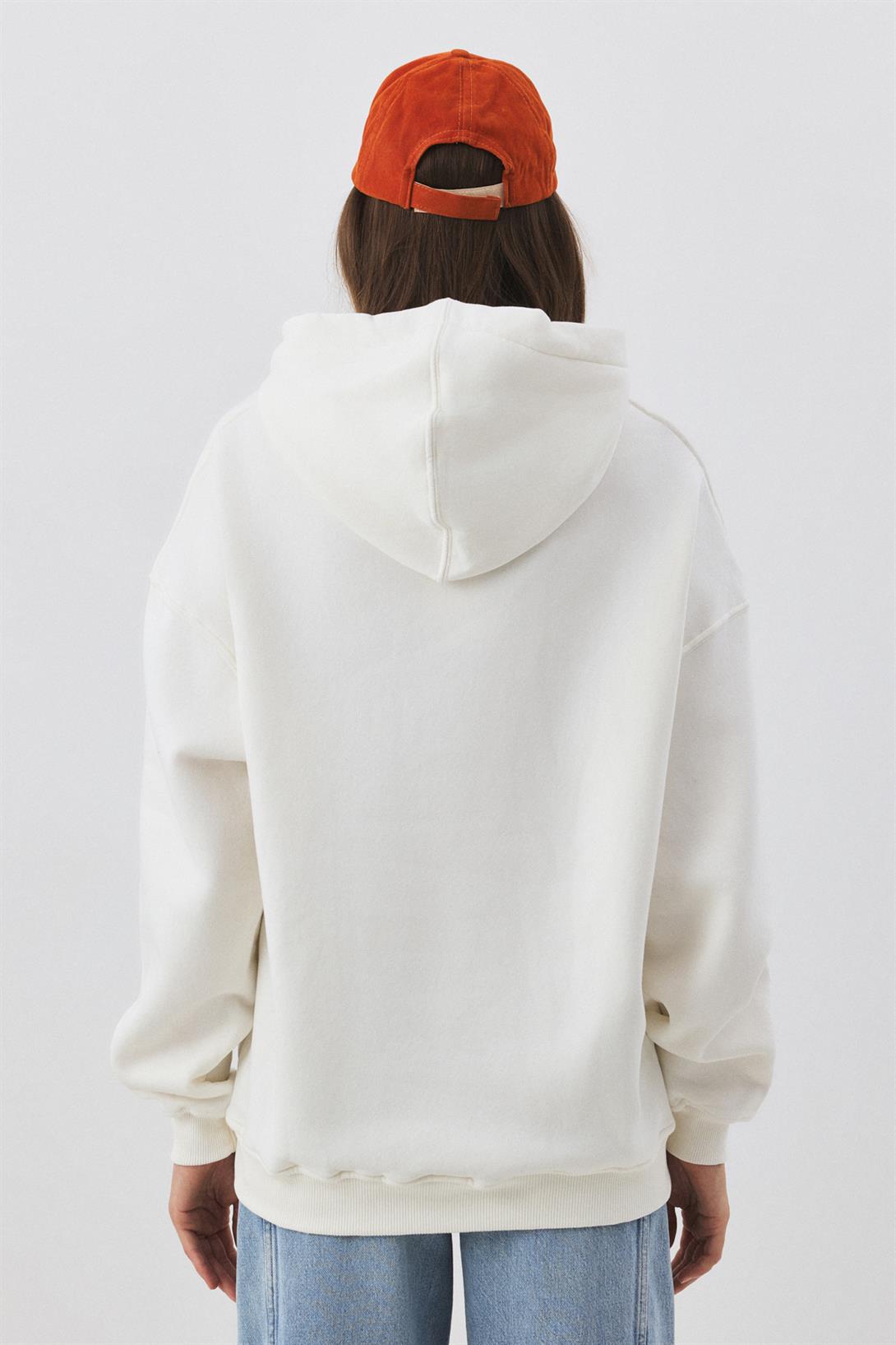 Kadın Vacation Time Sweatshirt Beyaz