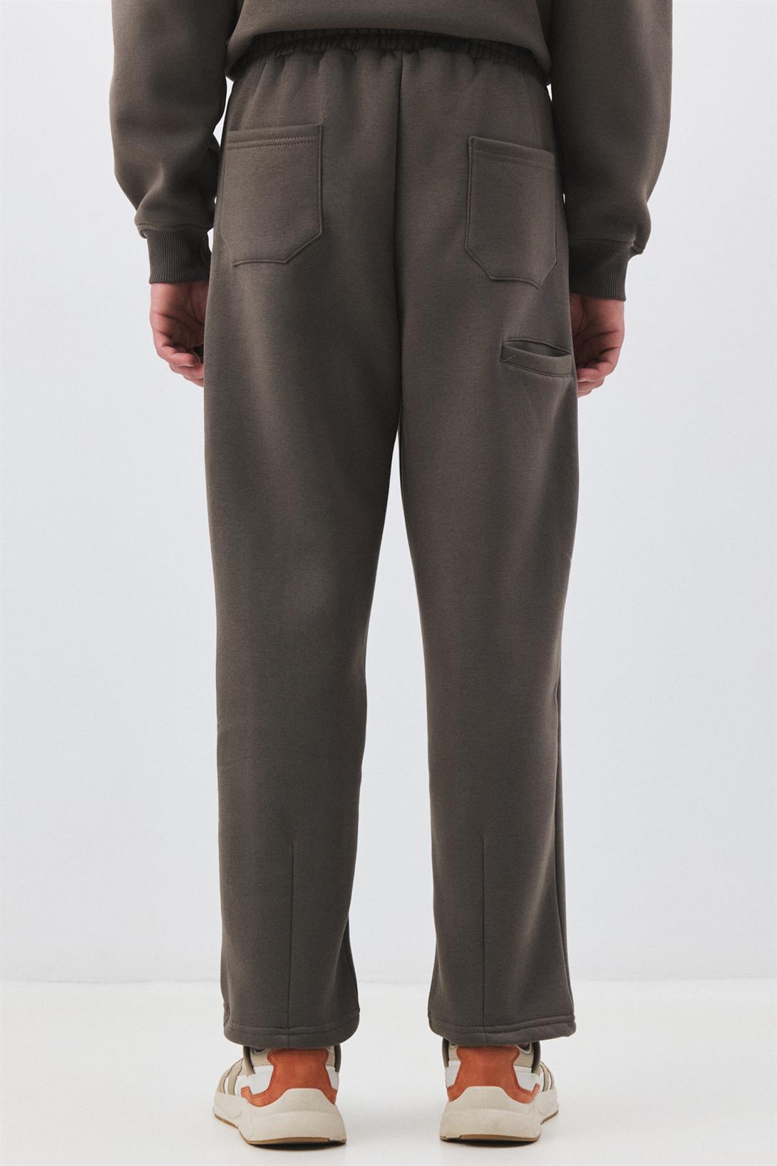 Erkek Premium Cep Detaylı Eşofman Altı Antrasit 2033