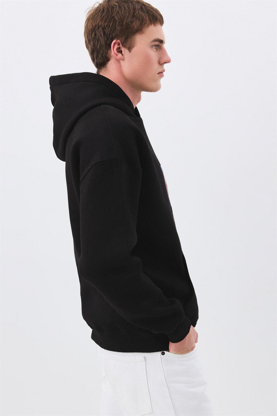 Unisex i eat cement Sweatshirt Siyah