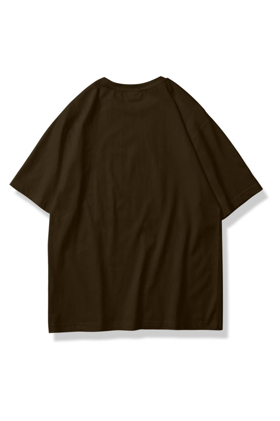 Unisex Hello Eyes Tshirt Kahve