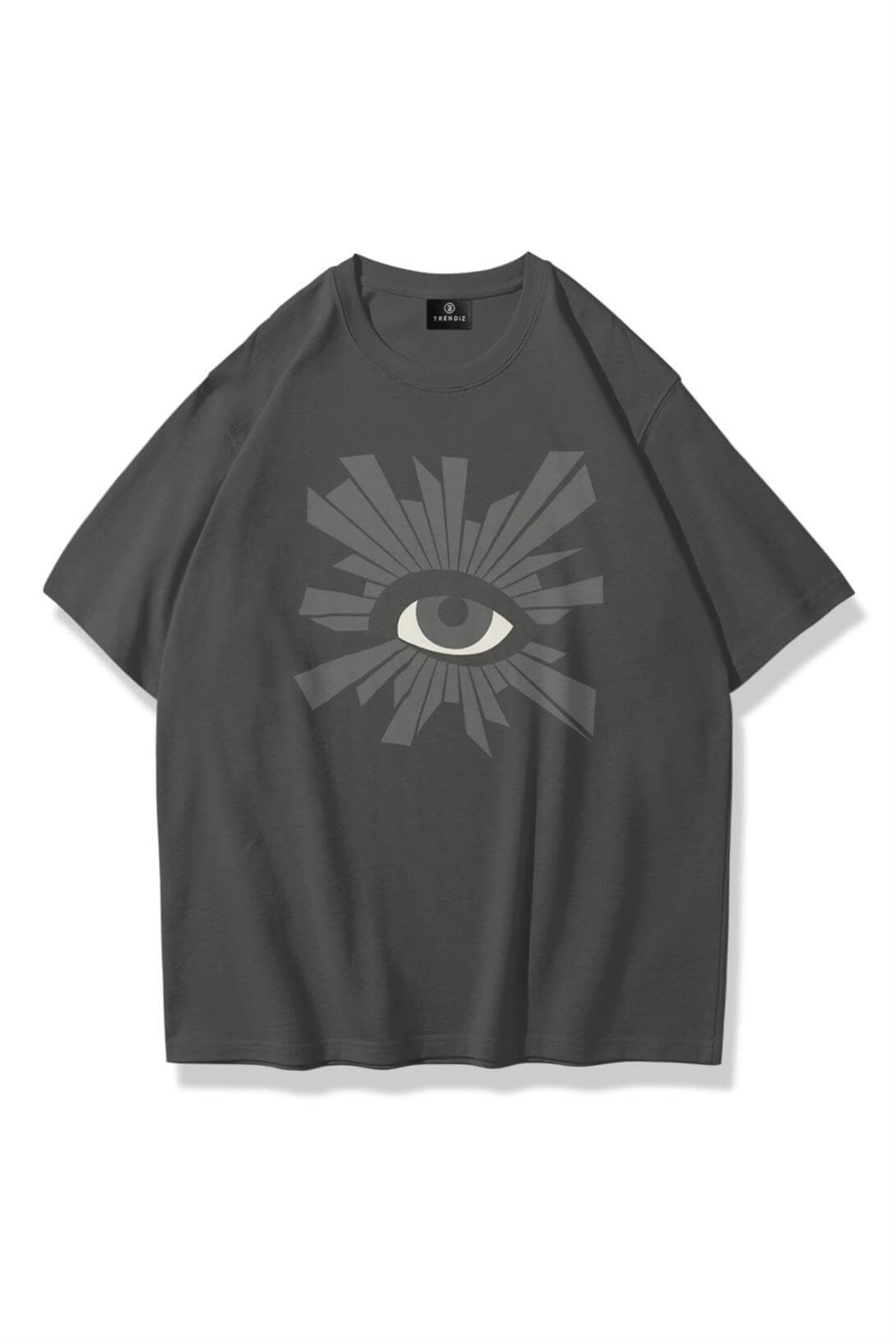 Unisex Error Eye Tshirt Antrasit
