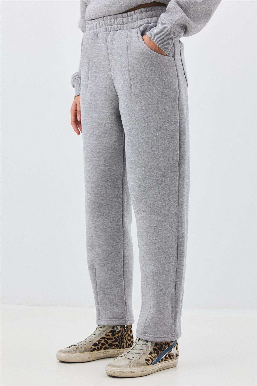 Kadın Premium Cep Detaylı Eşofman Altı Grimelanj 2033