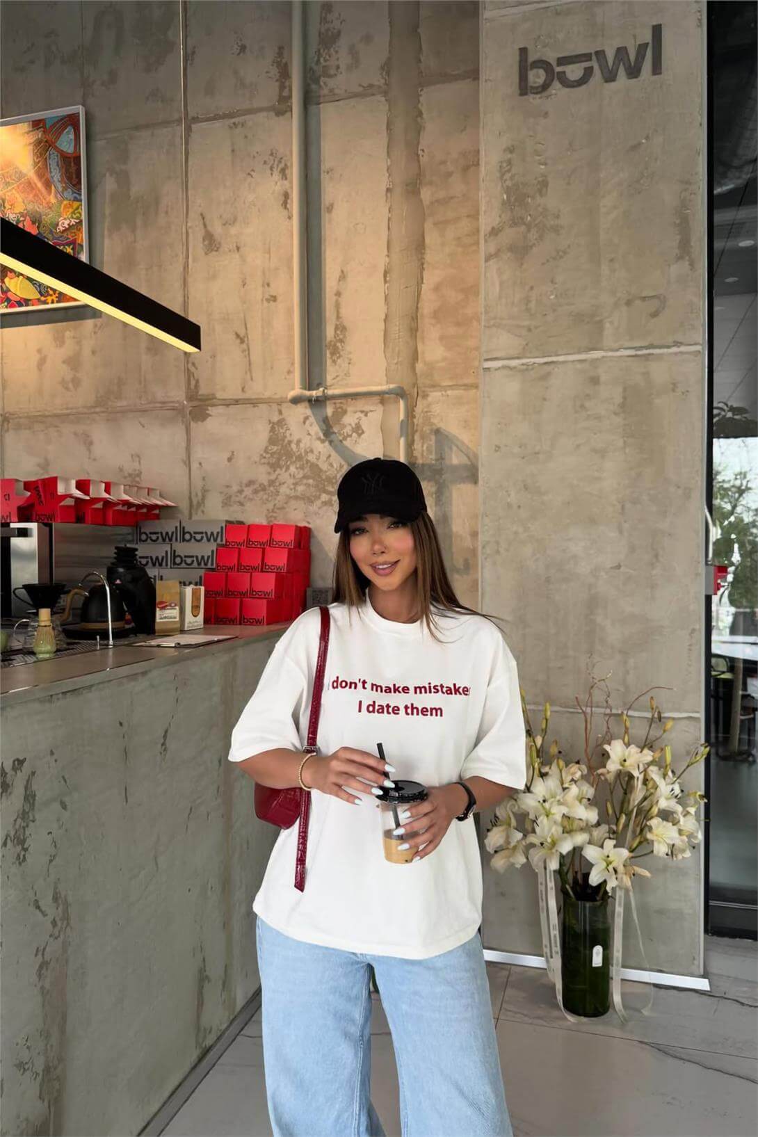 Unisex I Dont Make Mistakes Tshirt Beyaz