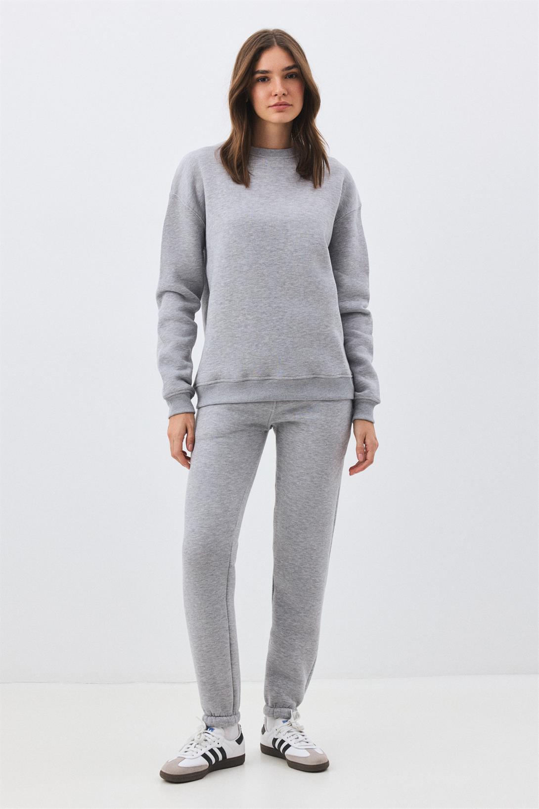 Kadın Premium Bisiklet Yaka Eşofman Takımı Grimelanj 2031