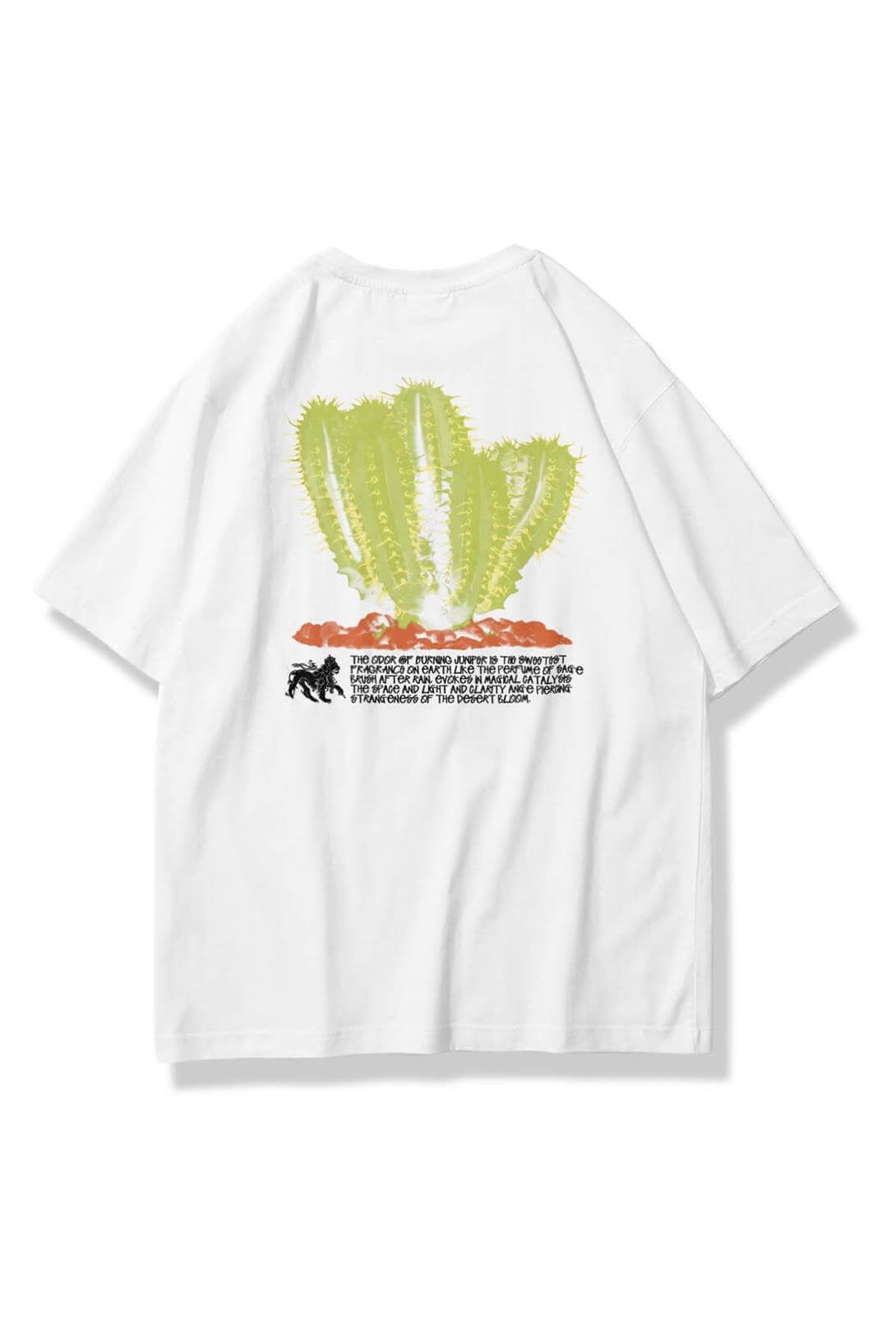 Unisex Desert Bloom Tshirt Beyaz