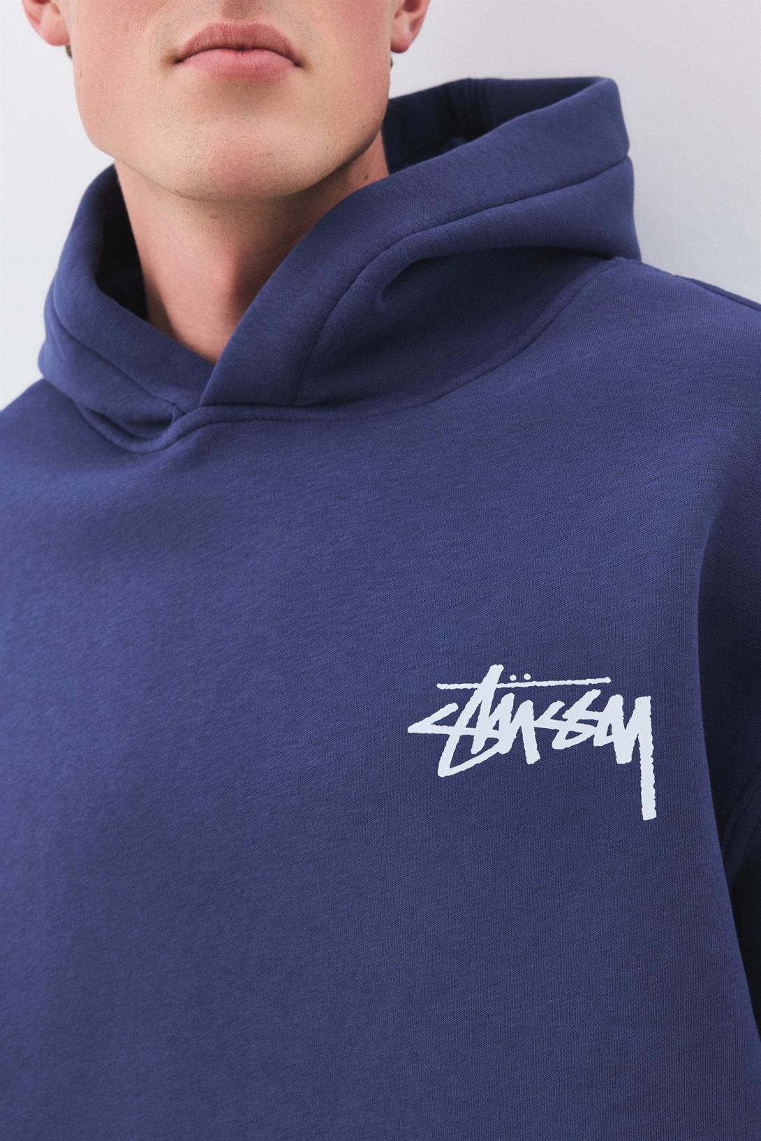 Unisex Stüssy Zar Sweatshirt İndigo