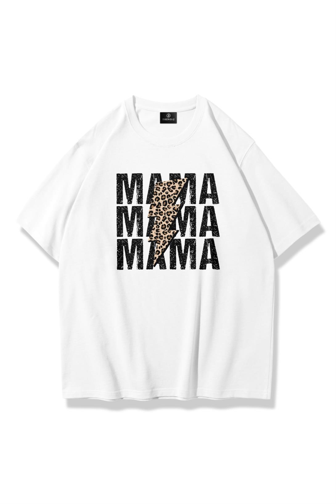 Kadın MamaMama Tshirt Beyaz