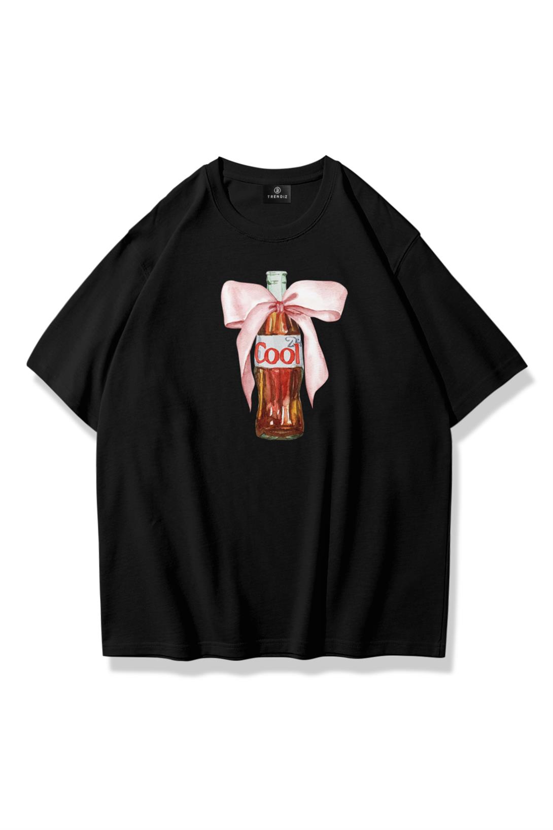 Unisex Diet Cool Tshirt Siyah