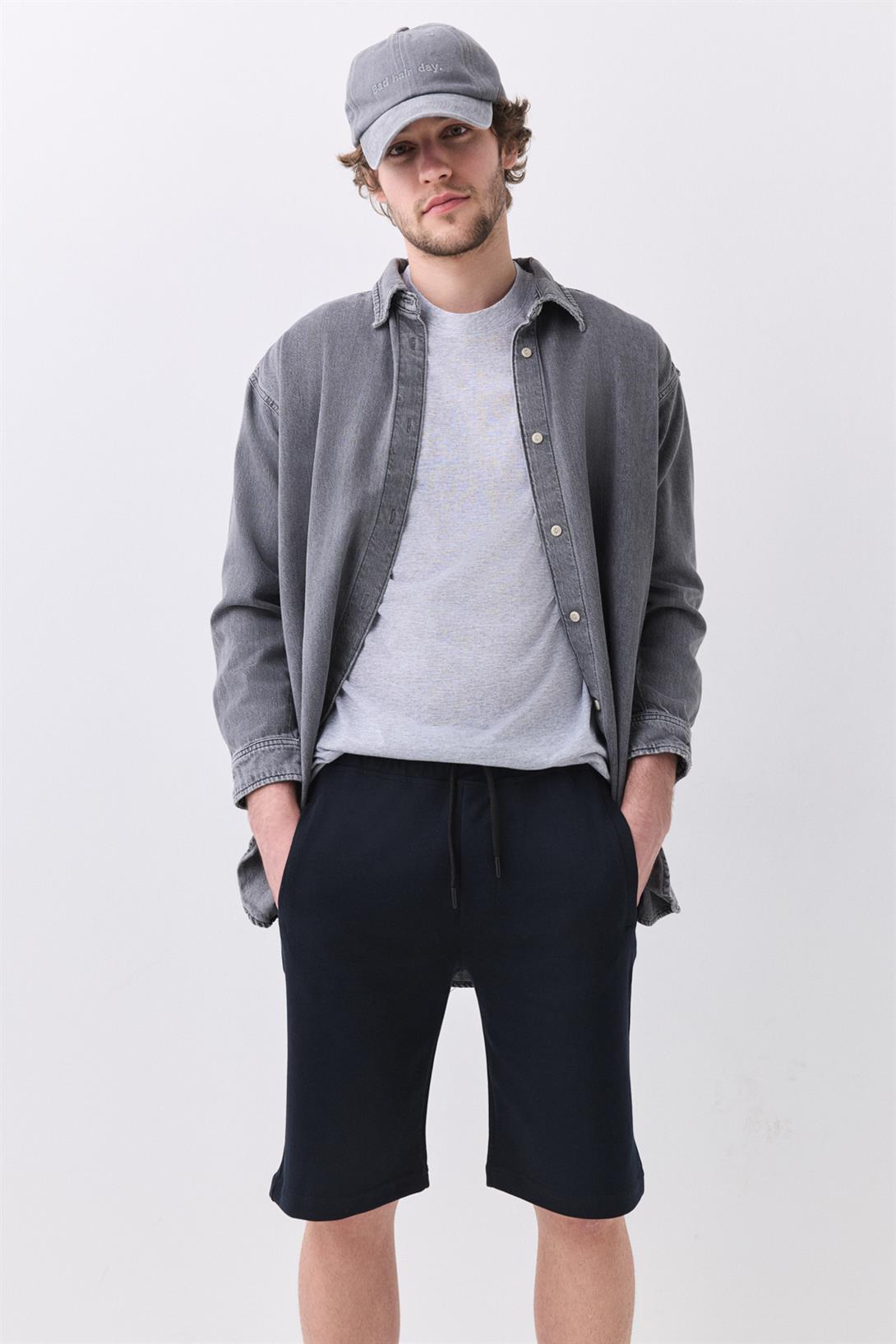 Unisex Comfort Şort Siyah 3111