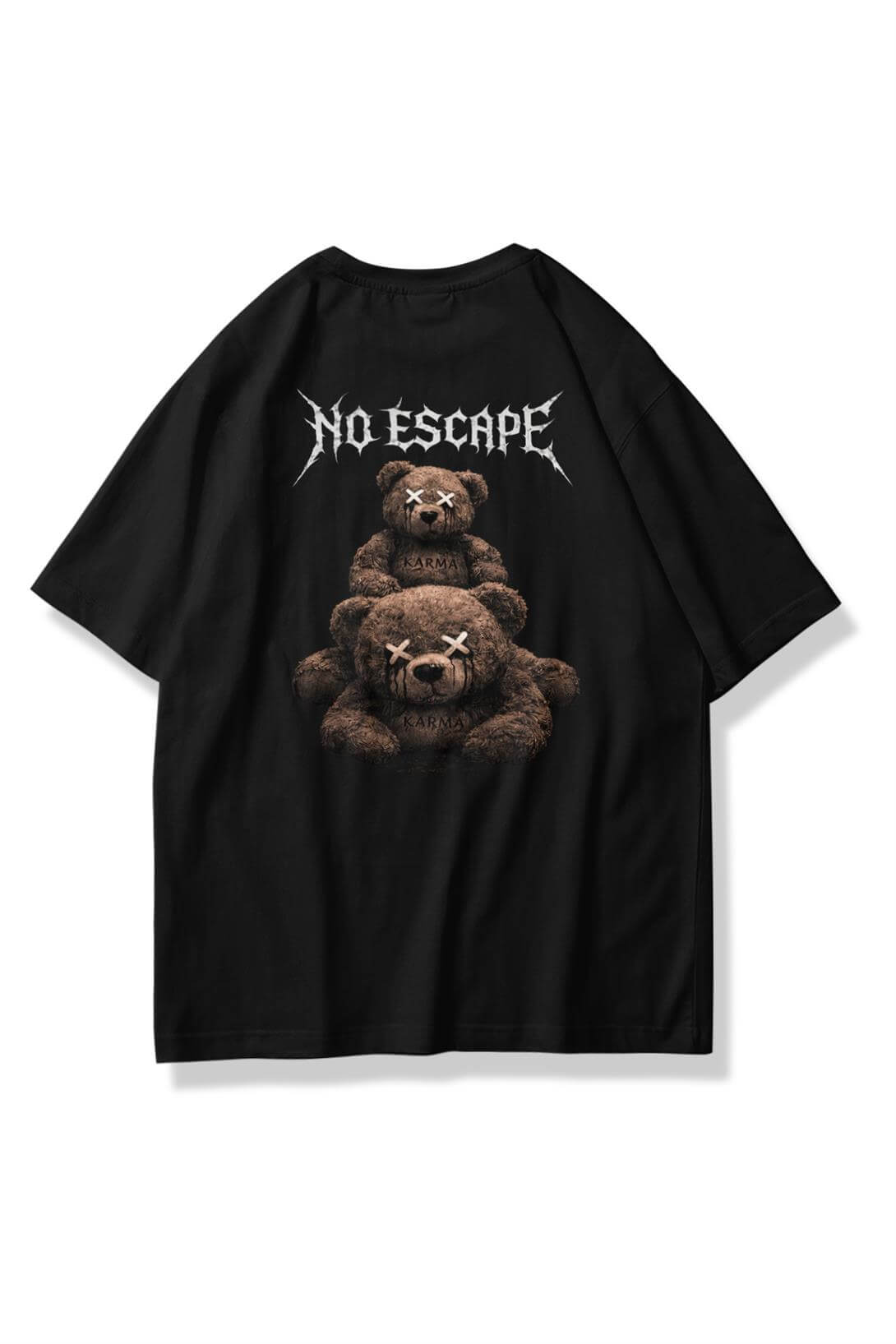 Unisex No Escape Tshirt Siyah