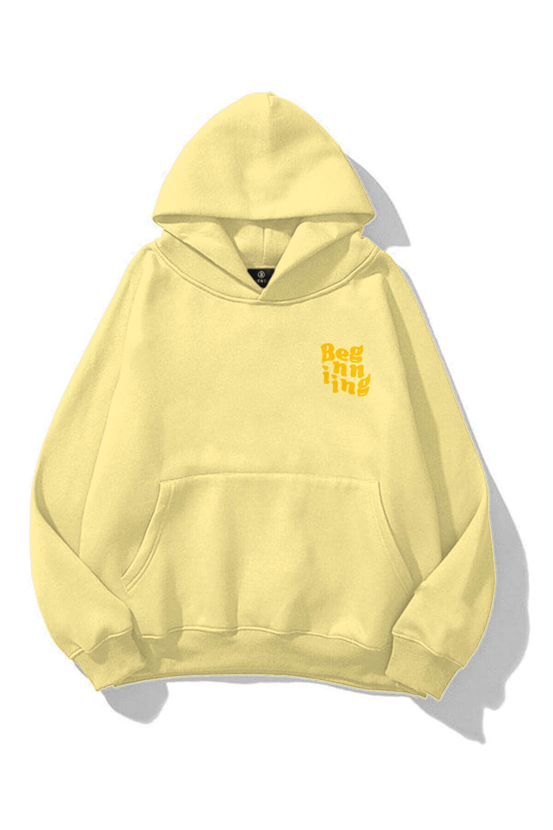 Unisex Beginning Sweatshirt Soft Sarı 