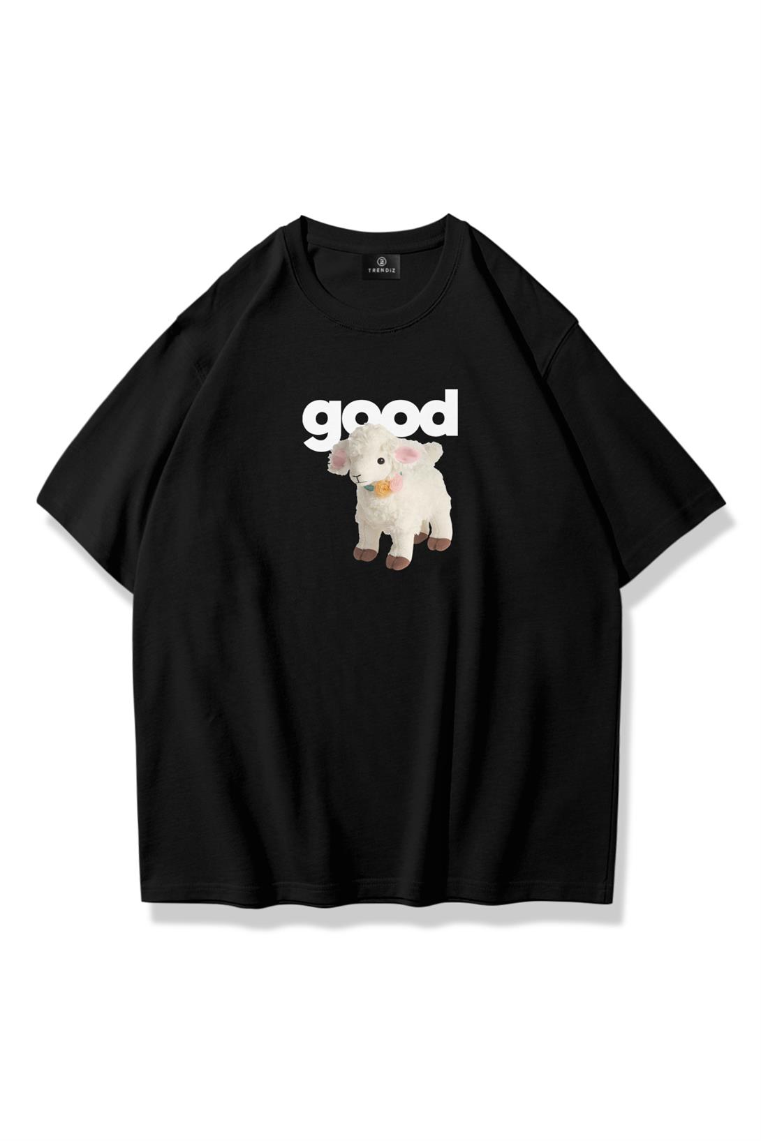 Unisex Good Tshirt Siyah