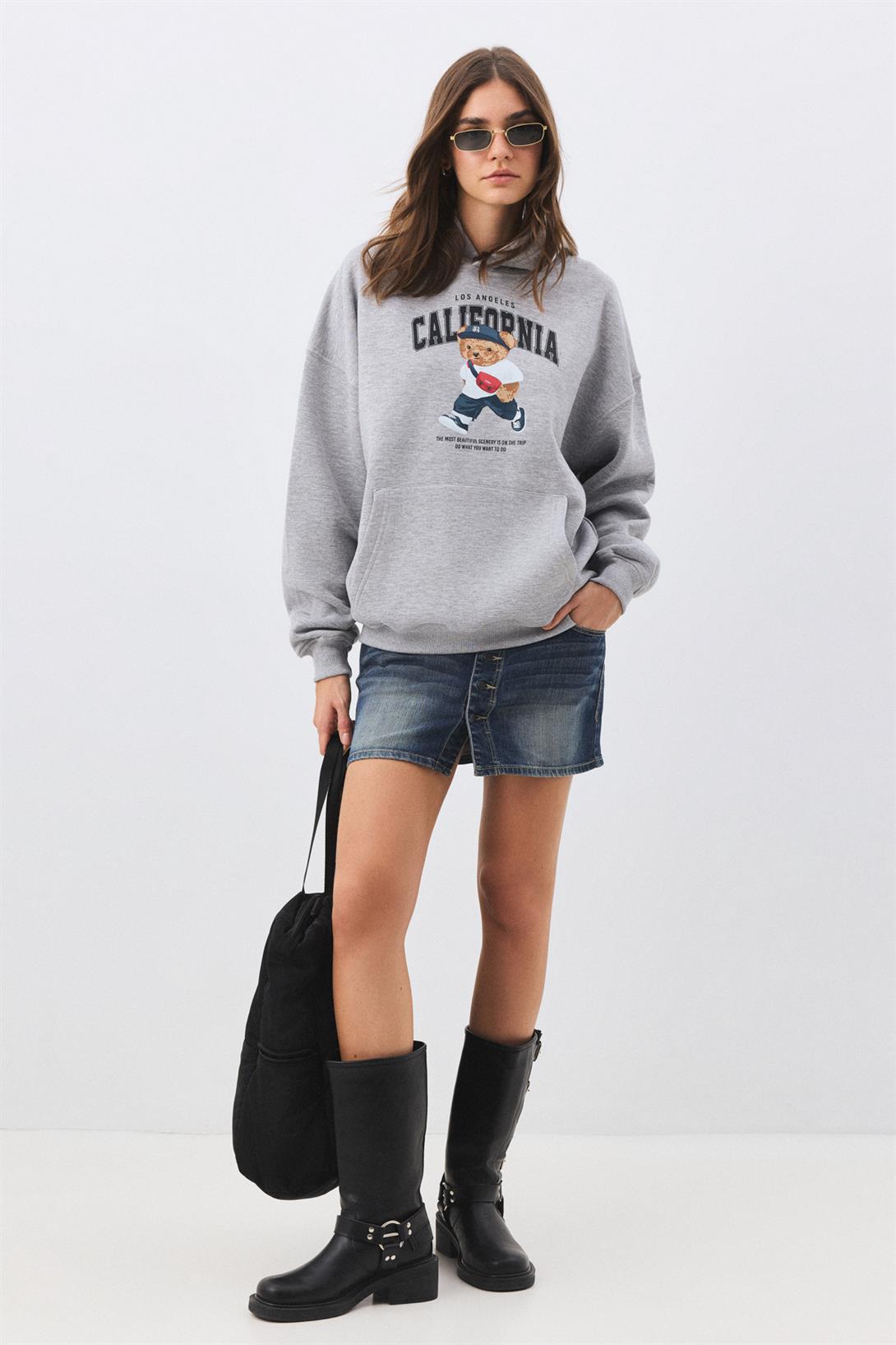 Unisex California Bear Sweatshirt Grimelanj