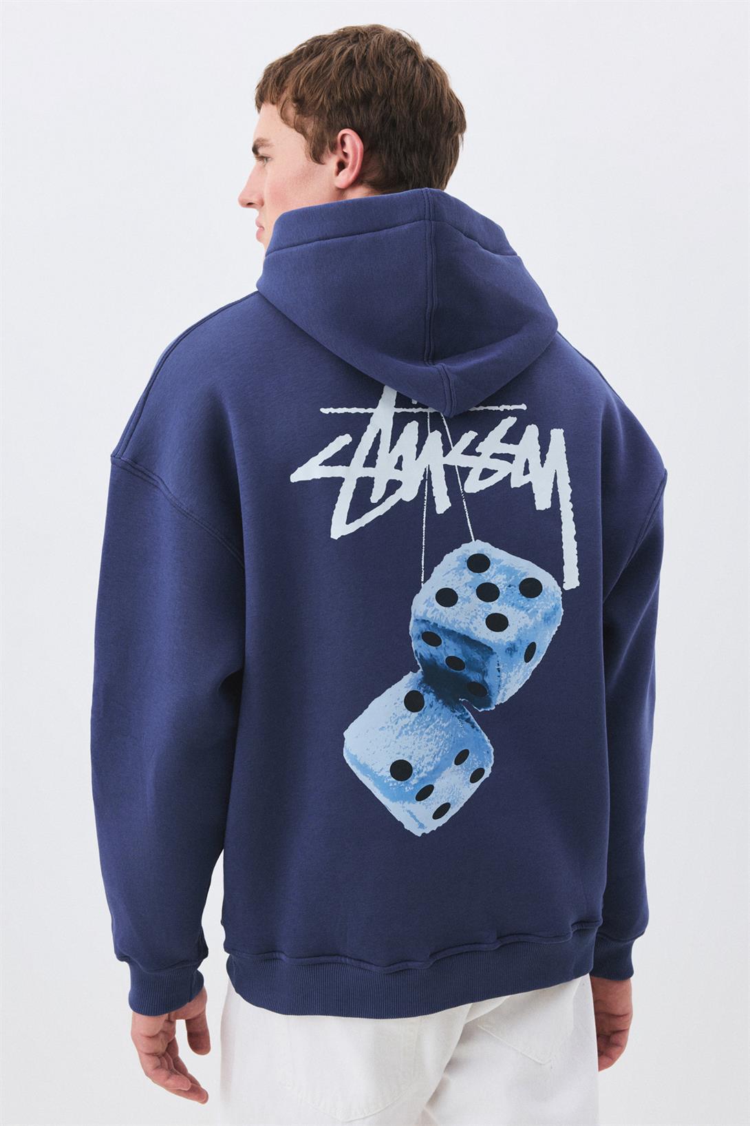 Unisex Stüssy Zar Sweatshirt İndigo