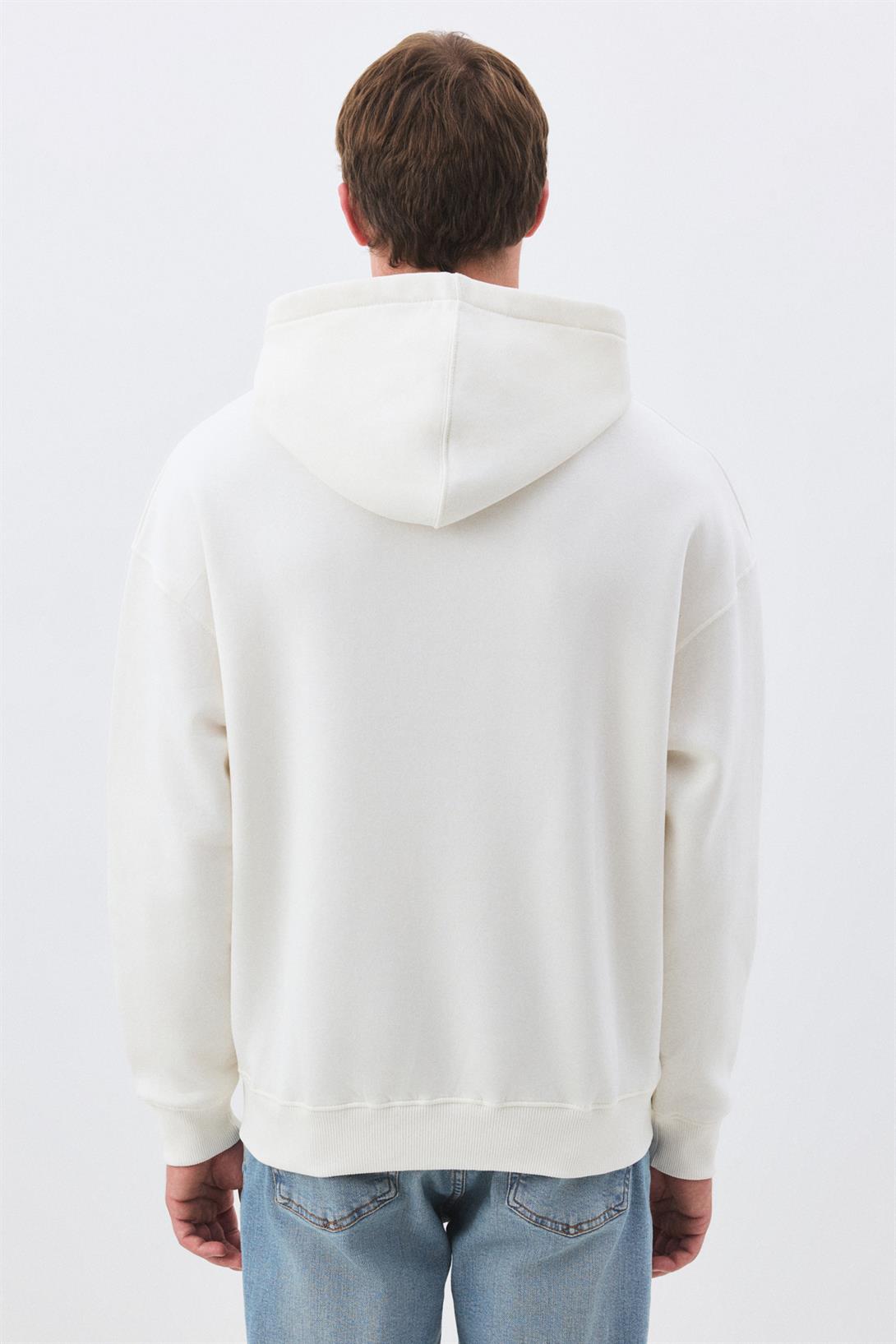 Unisex My Anxiety is Chronic Sweatshirt Beyaz