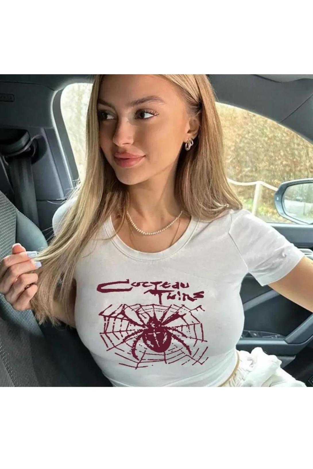 Kadın Cocteau Twins Spider Crop Beyaz