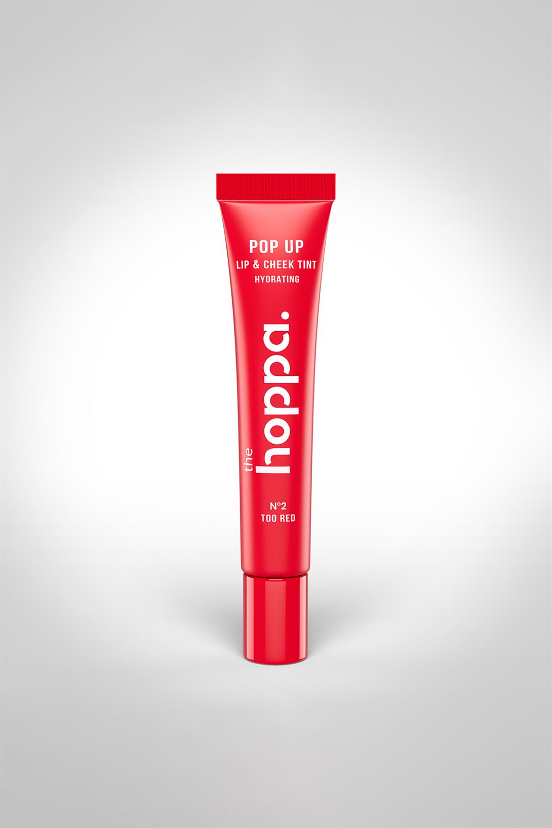 Mat ve Kalıcı Dudak/Yanak Renklendirici - Too Red / Kıpkırmızı Shea Yağı + Jojoba Yağı + Hyaluronik Asit + Squalane + Palmitoyl Tripeptide-1 - 10 ML