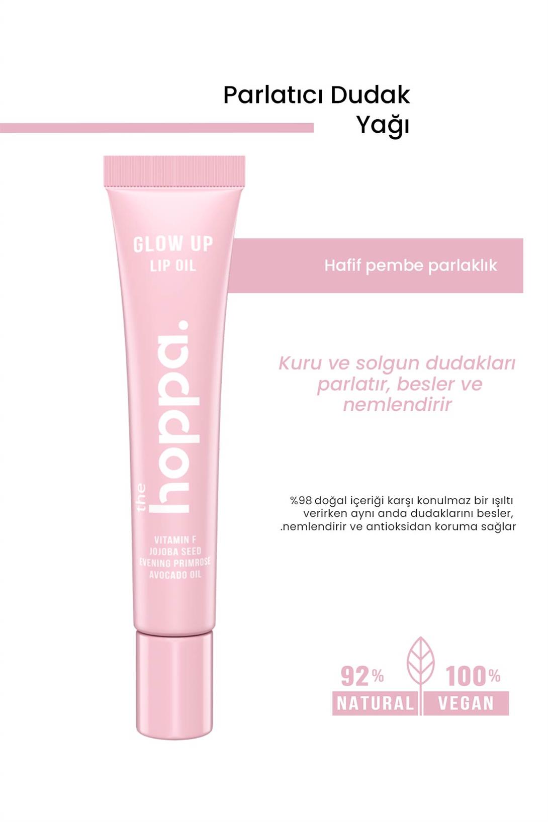 Parlatıcı Dudak Yağı Jojoba Yağı+F Vitamini+Avakado Yağı + Evening Primorose Yağı 10 ML