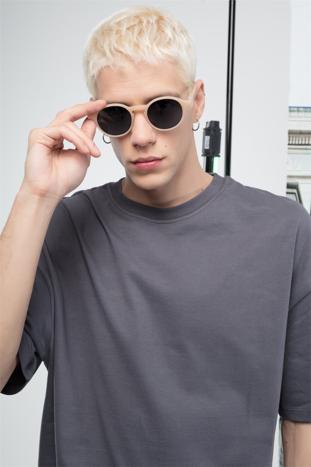 Trendiz Basic Erkek Tshirt Antresit