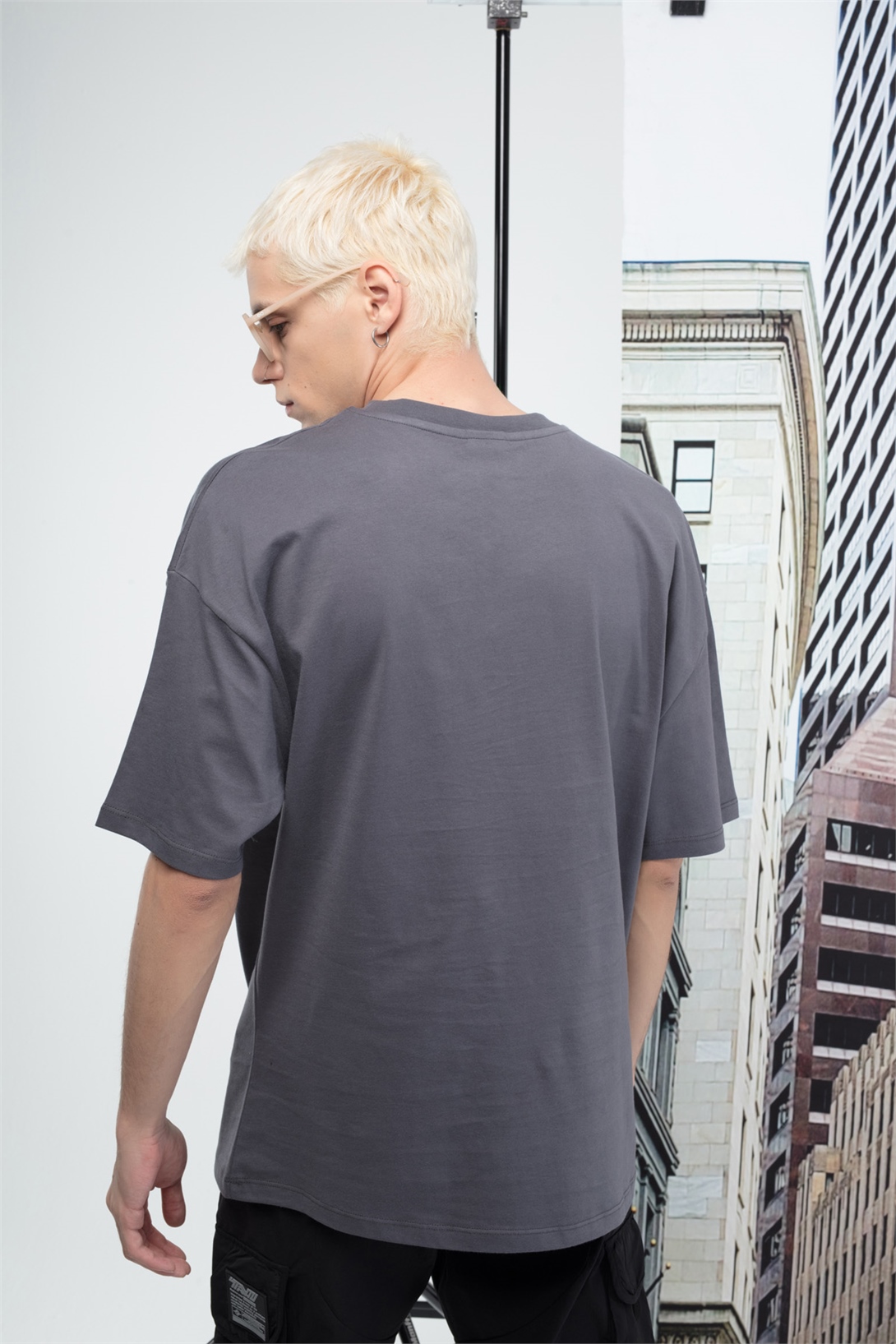 Trendiz Basic Erkek Tshirt Antresit