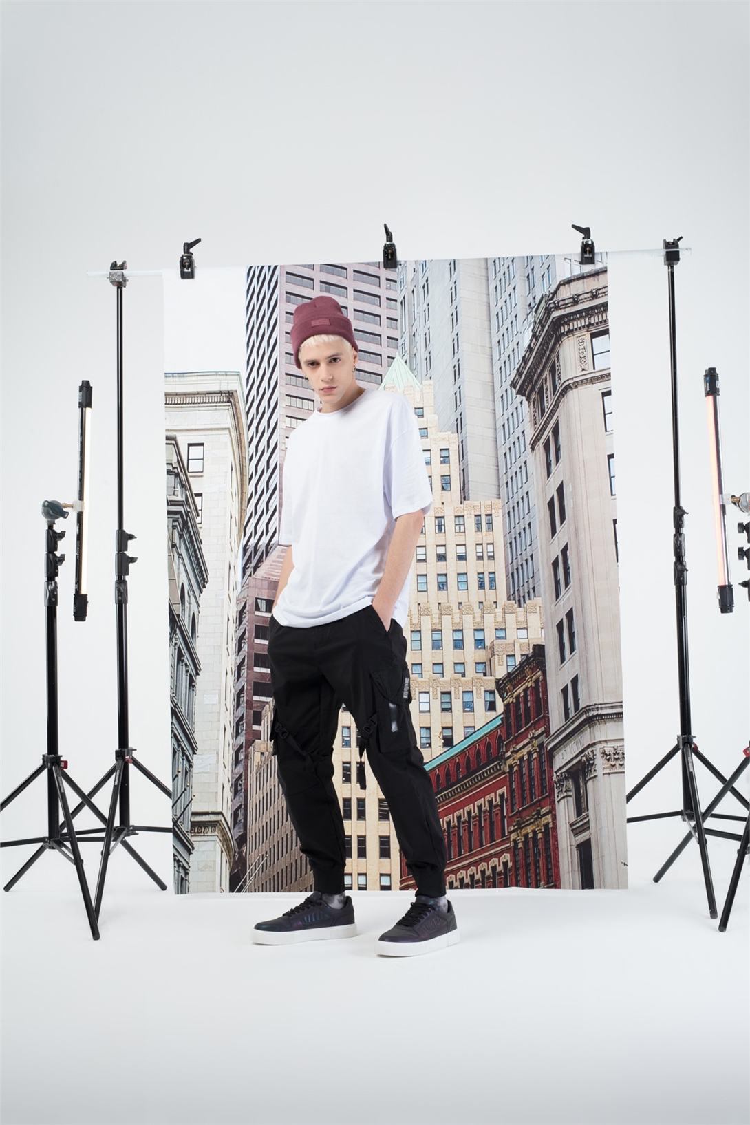 Trendiz Basic Erkek Tshirt Beyaz