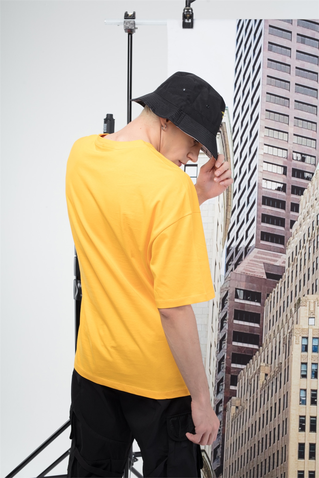 Trendiz Basic Erkek Tshirt Sarı