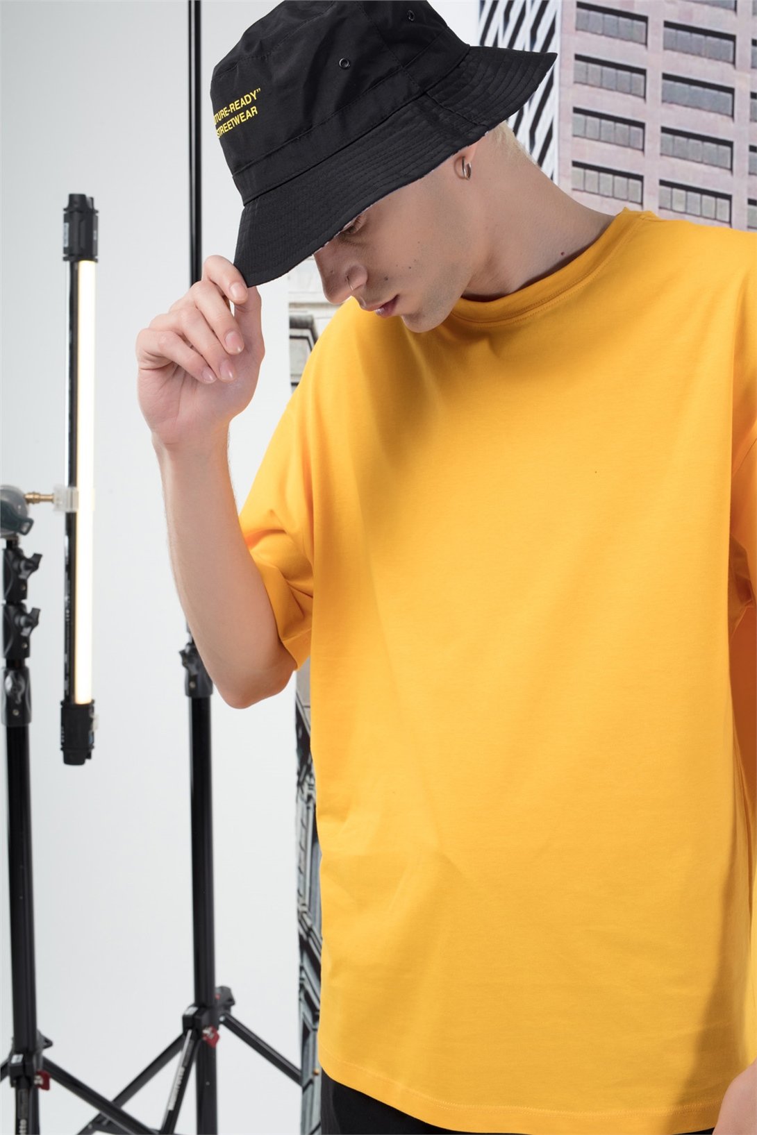 Trendiz Basic Erkek Tshirt Sarı