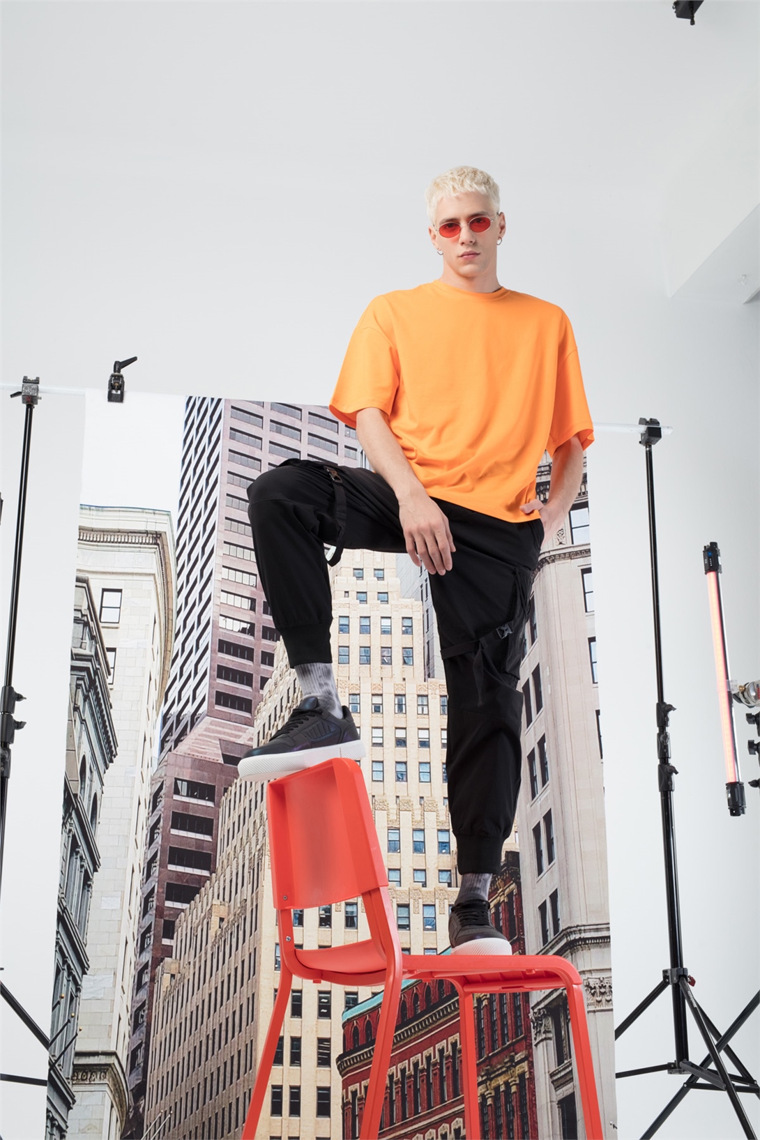 Trendiz Basic Erkek Tshirt Turuncu