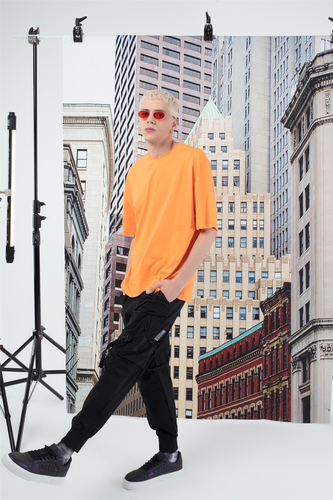 Trendiz Basic Erkek Tshirt Turuncu