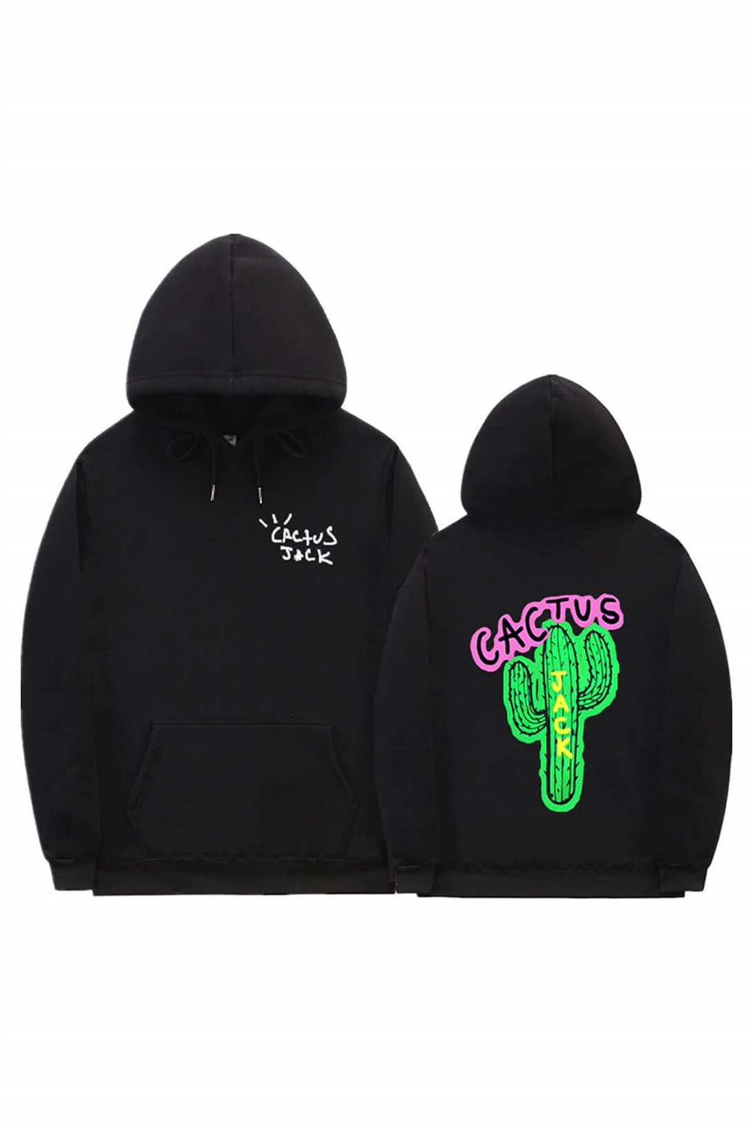 Trendiz Cactus Oversıze Sweatshirt Hoodie Siyah TR30013