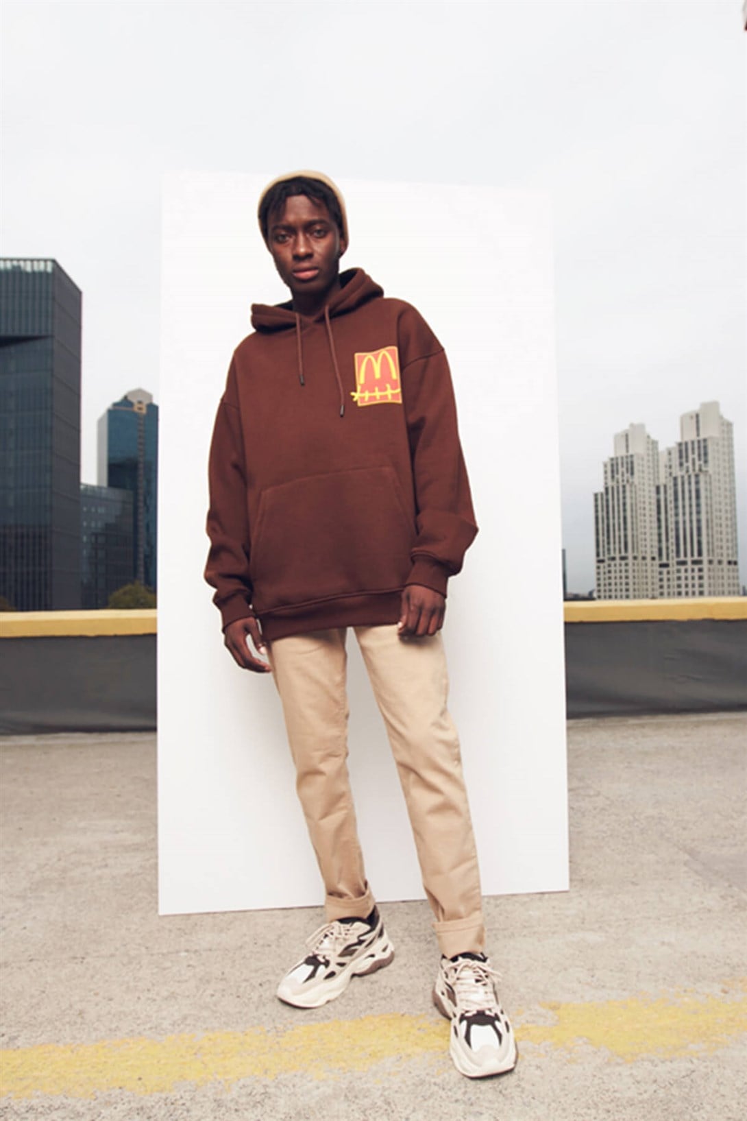 Trendiz Cactüs Pack Kahverengi Unisex Sweatshirt Hoodie