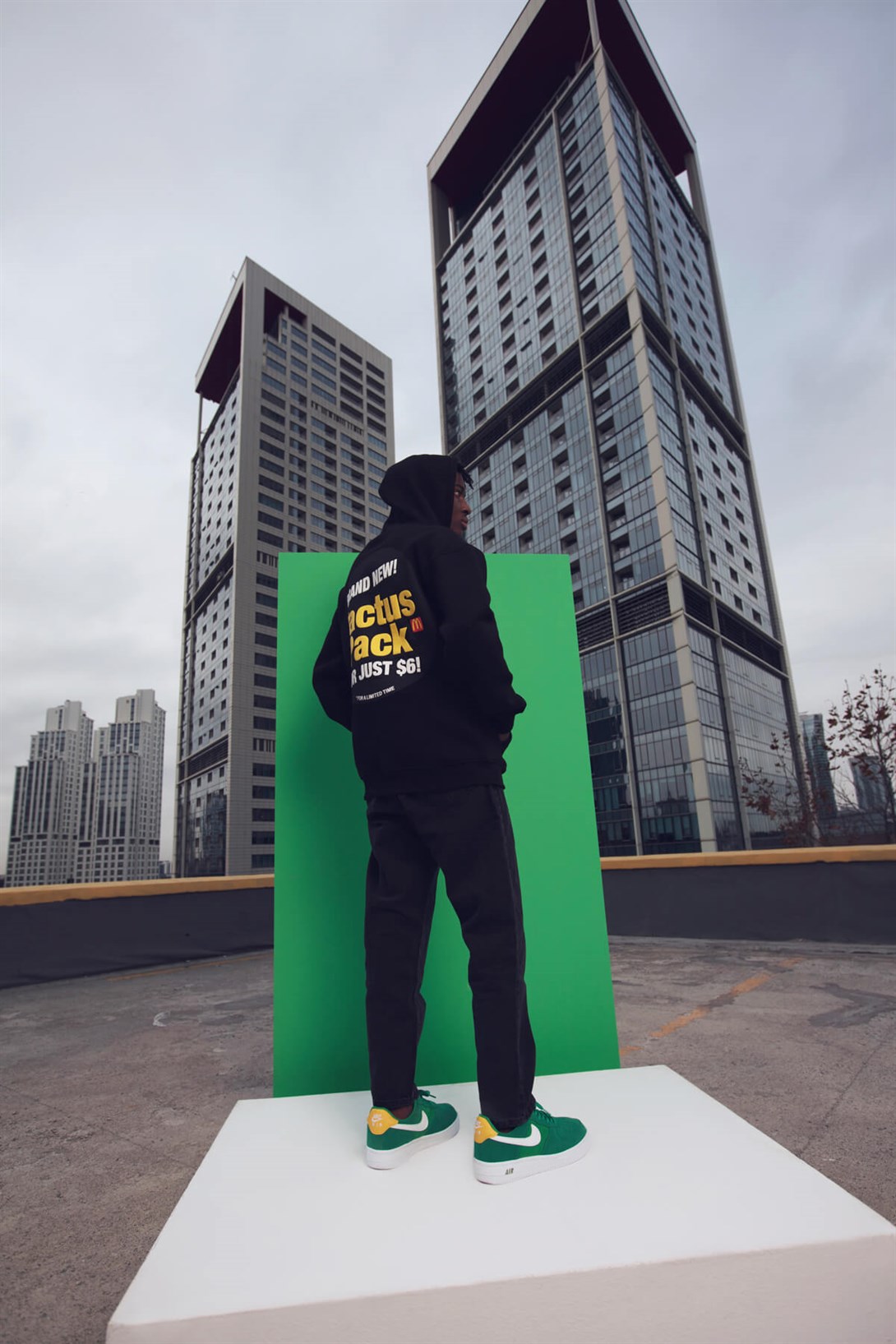 Trendiz Cactüs Pack Siyah Unisex Sweatshirt Hoodie