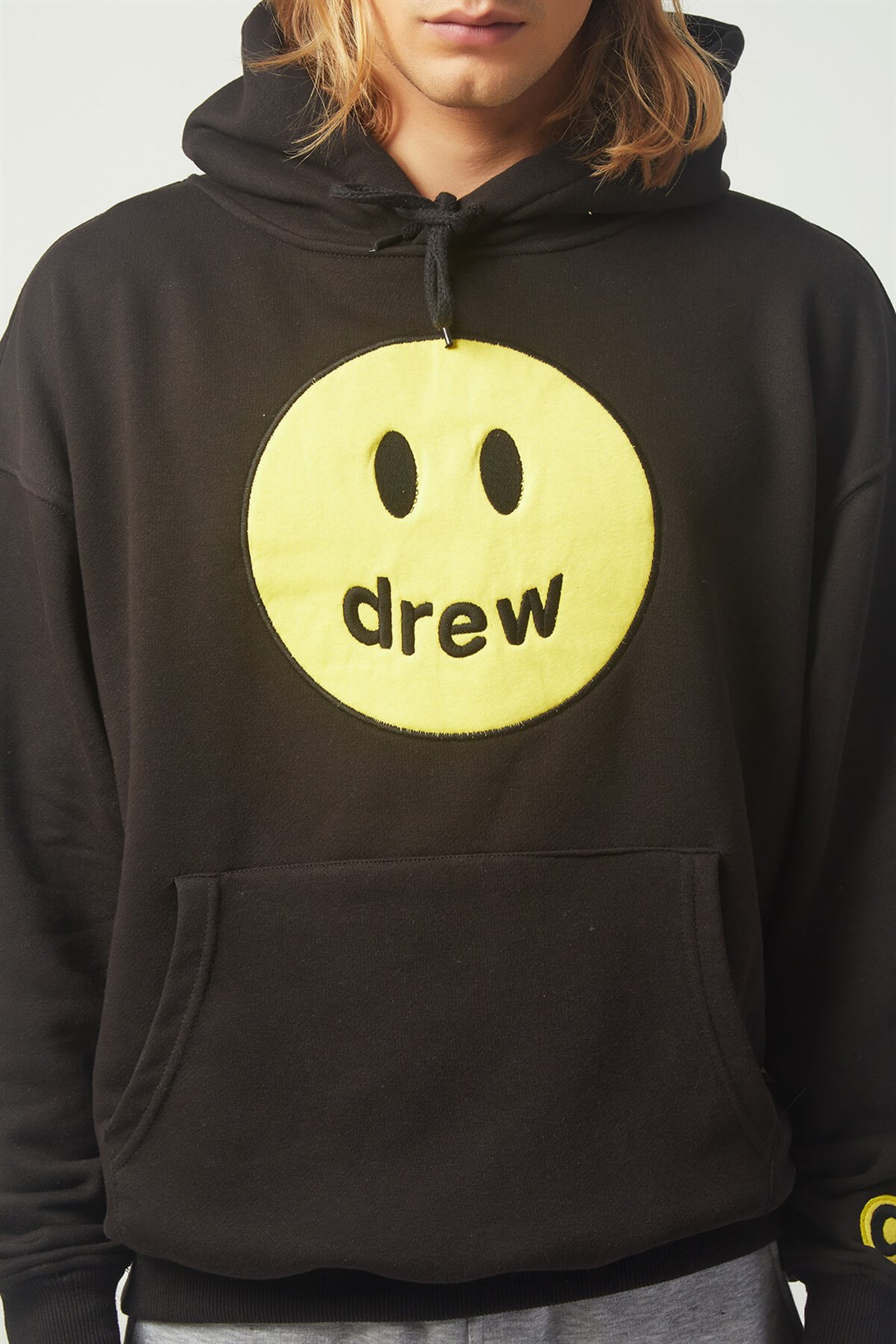 Trendiz Drew Oversıze Sweatshirt Hoodie Siyah TR30004