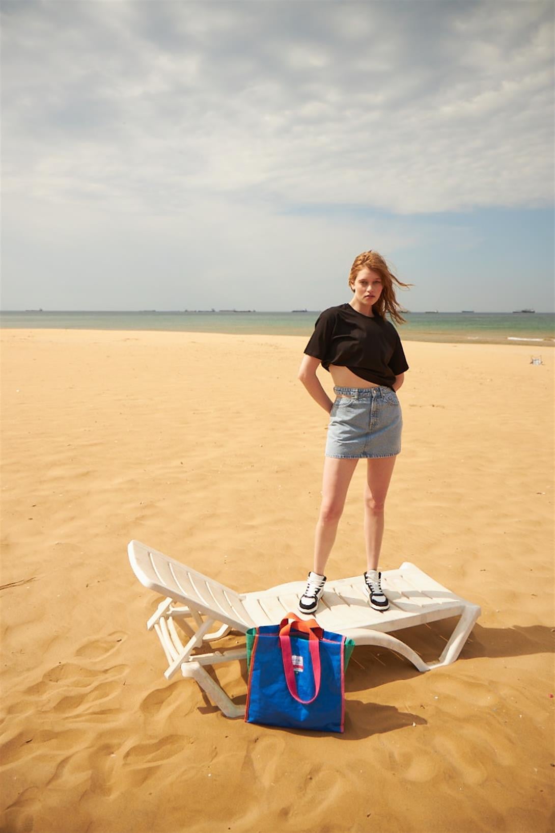 Trendiz Kadın Crop Tshirt Siyah