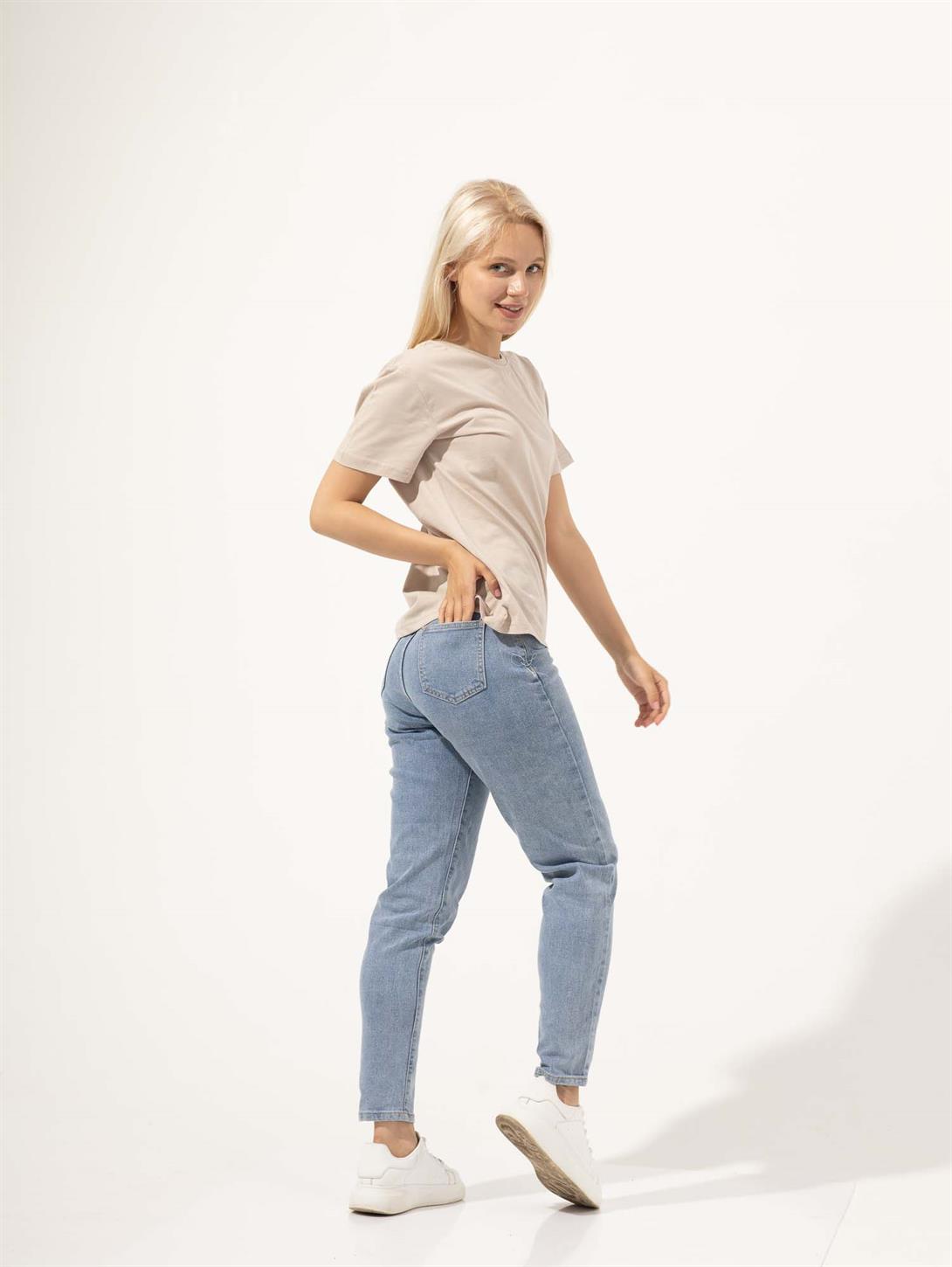 Trendiz Kadın Slim Tshirt Bej