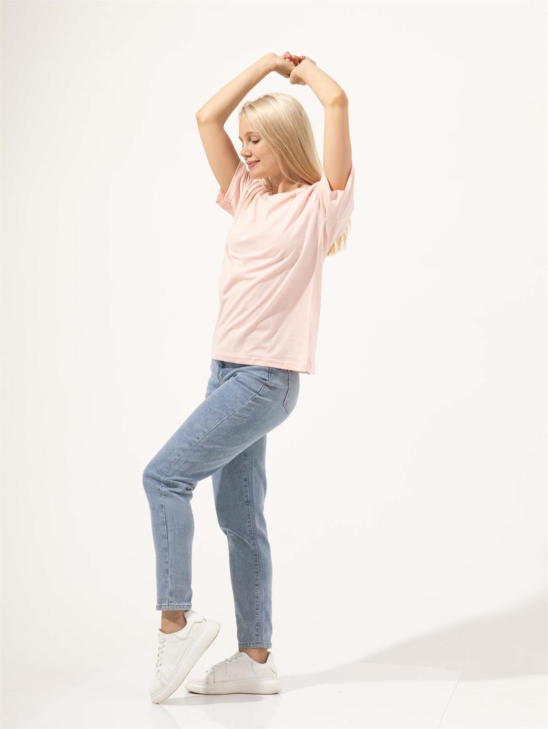 Trendiz Kadın Slim Tshirt Pembe