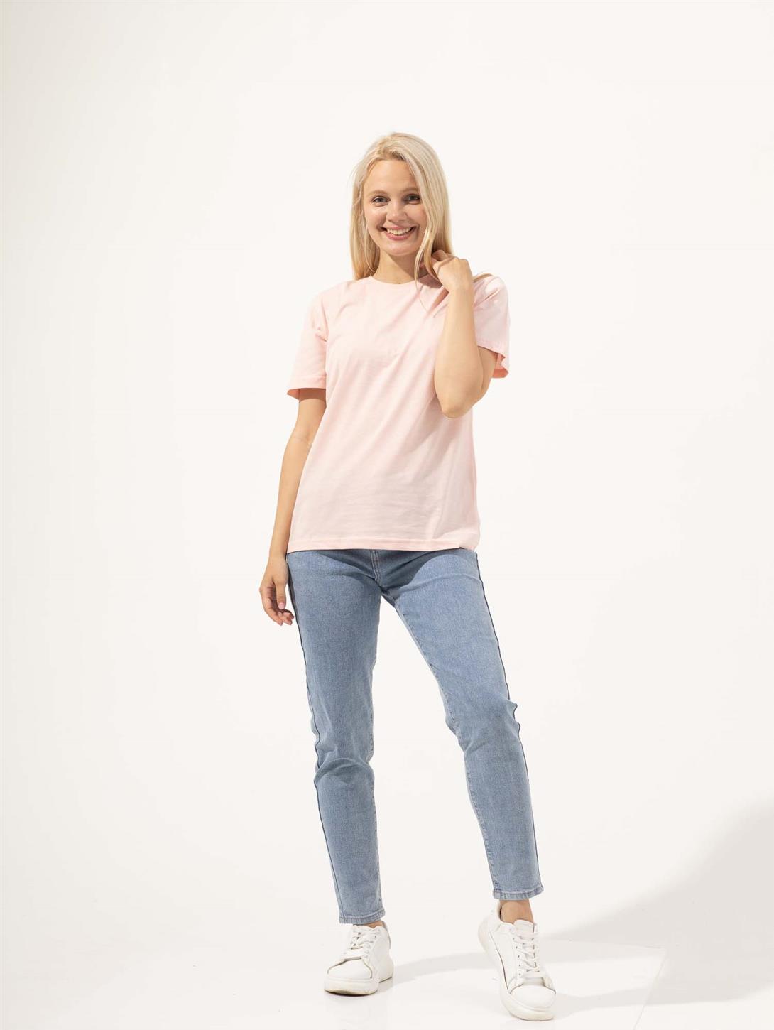 Trendiz Kadın Slim Tshirt Pembe