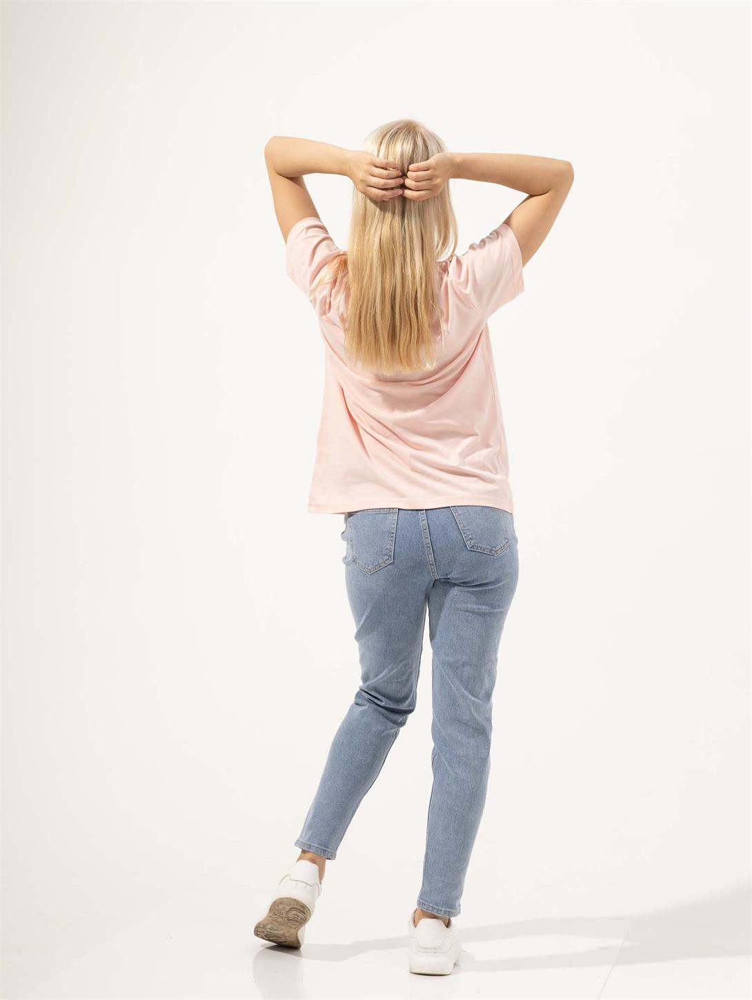 Trendiz Kadın Slim Tshirt Pembe