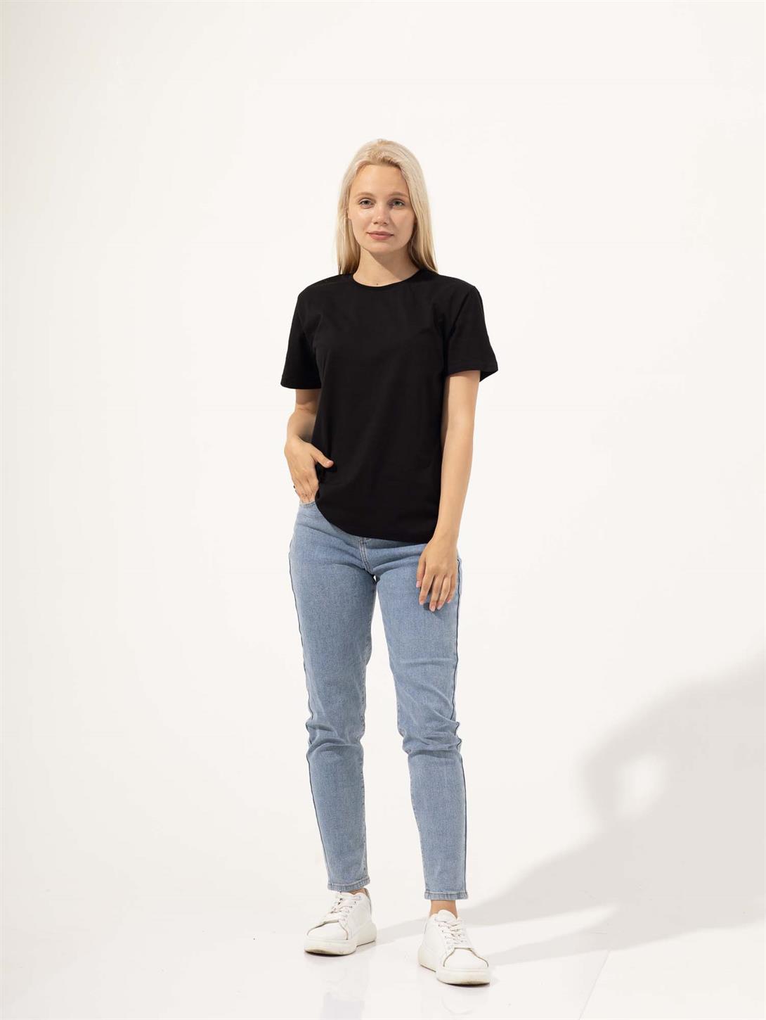 Trendiz Kadın Slim Tshirt Siyah