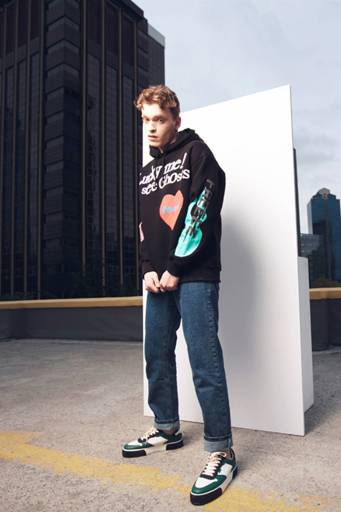 Trendiz Kanye Oversıze Sweatshirt Hoodie Siyah TR30026