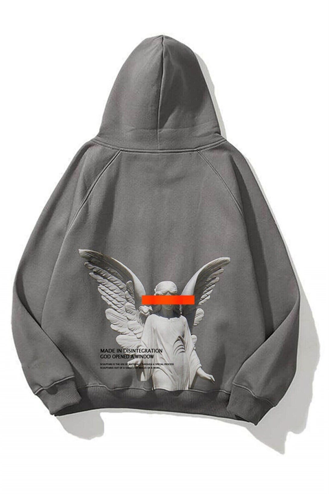 Trendiz Made İn Disintegration Antrasit Unisex Sweatshirt Hoodie