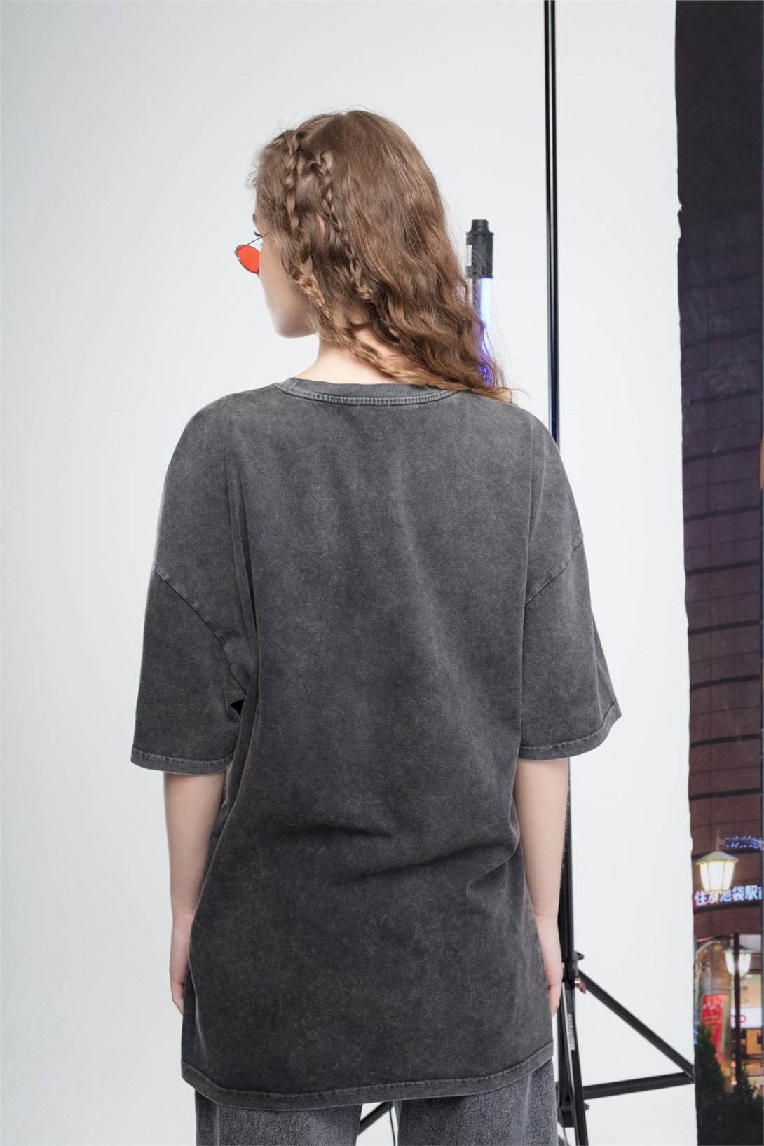 Trendiz Metallica Kadın Tshirt Antrasit