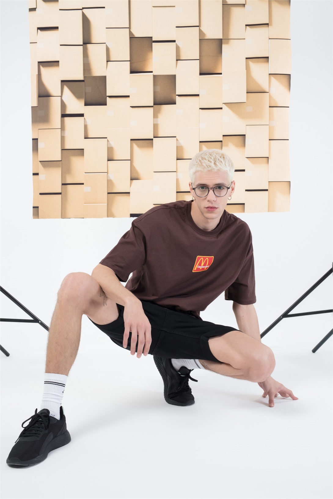 Trendiz Erkek Mc Cactusjack Tshirt Kahverengi