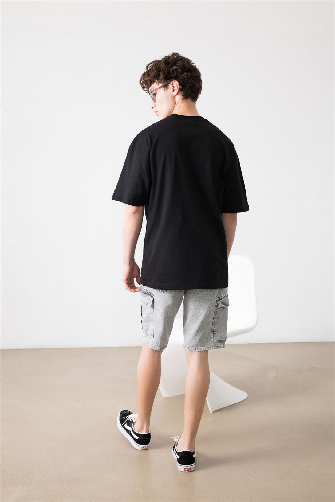 Trendiz Unisex 555 Spider Siyah Tshirt