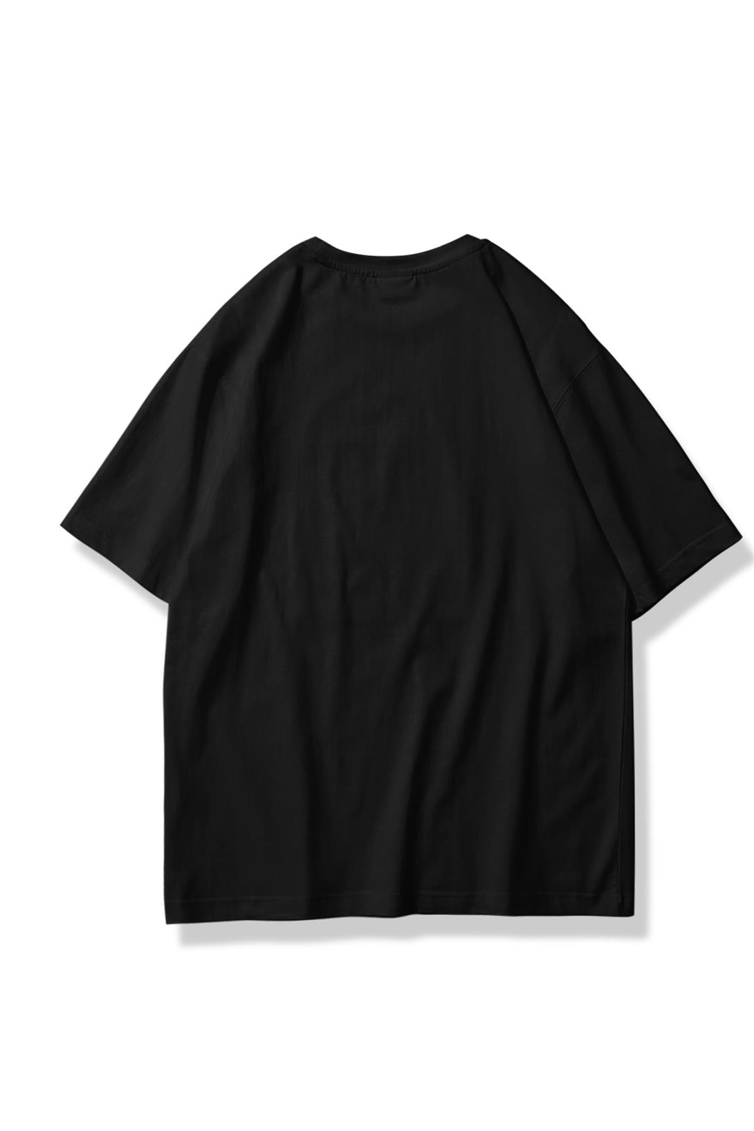 Trendiz Unisex a Little Lost Tshirt Siyah