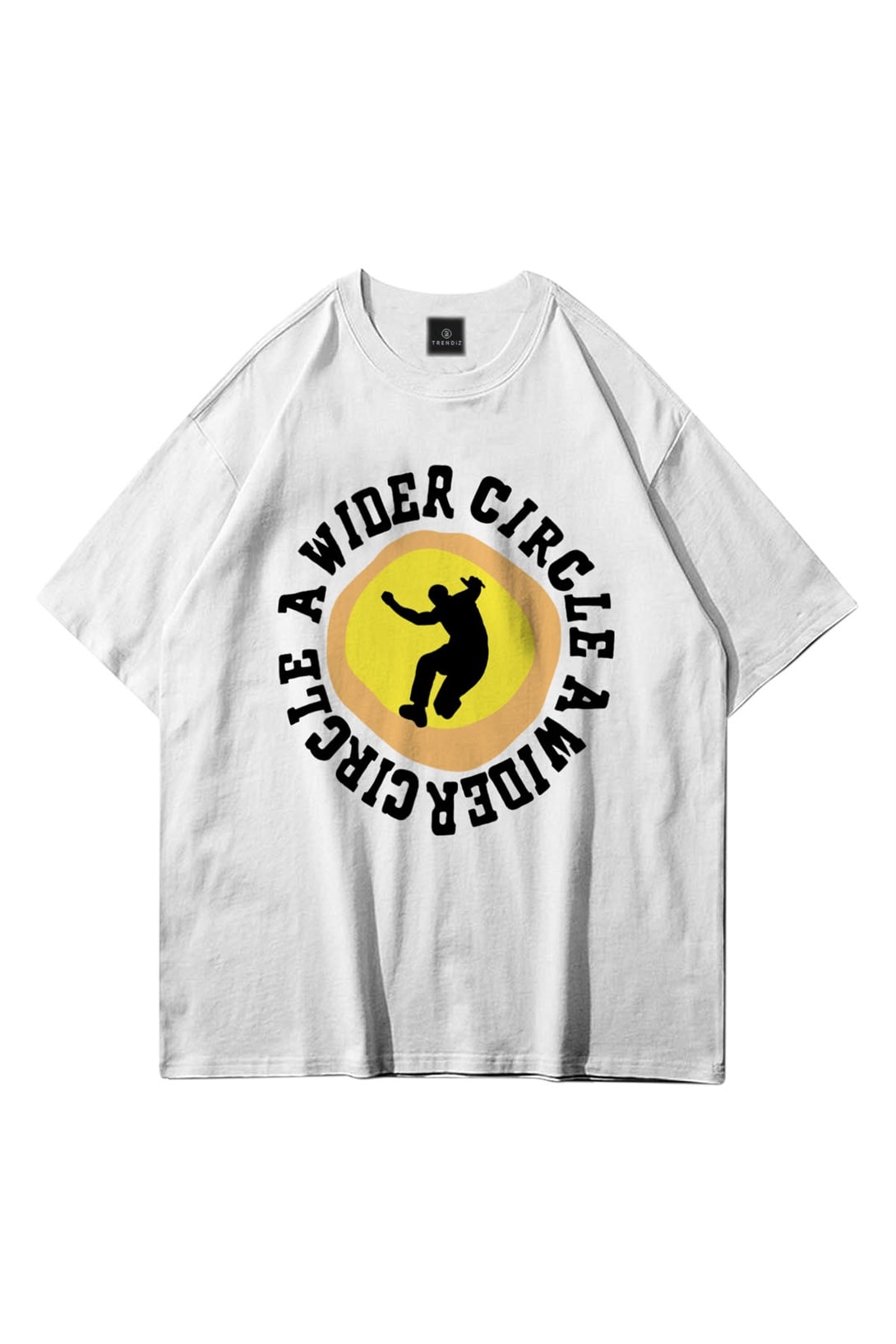 Trendiz Unisex A Wider Circle Beyaz Tshirt